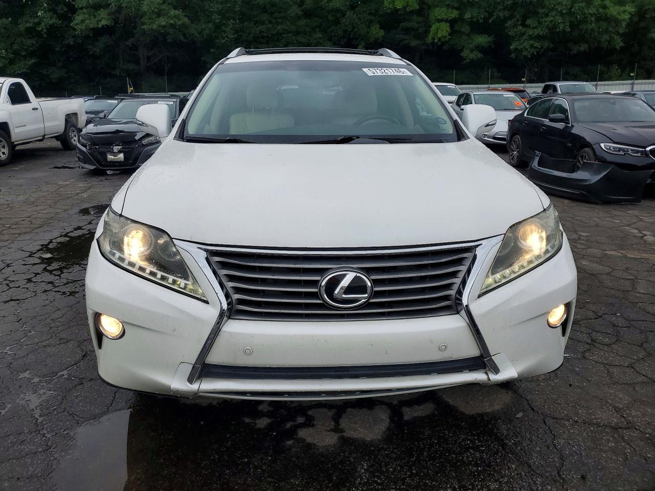 2014 Lexus Rx 350 White vin: 2T2ZK1BA8EC145812