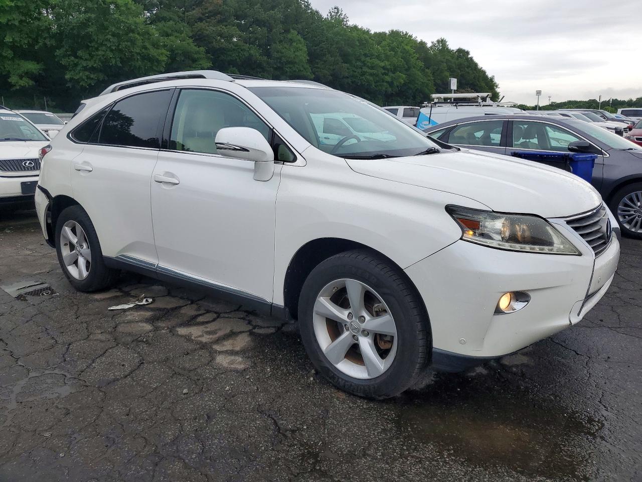 2014 Lexus Rx 350 White vin: 2T2ZK1BA8EC145812