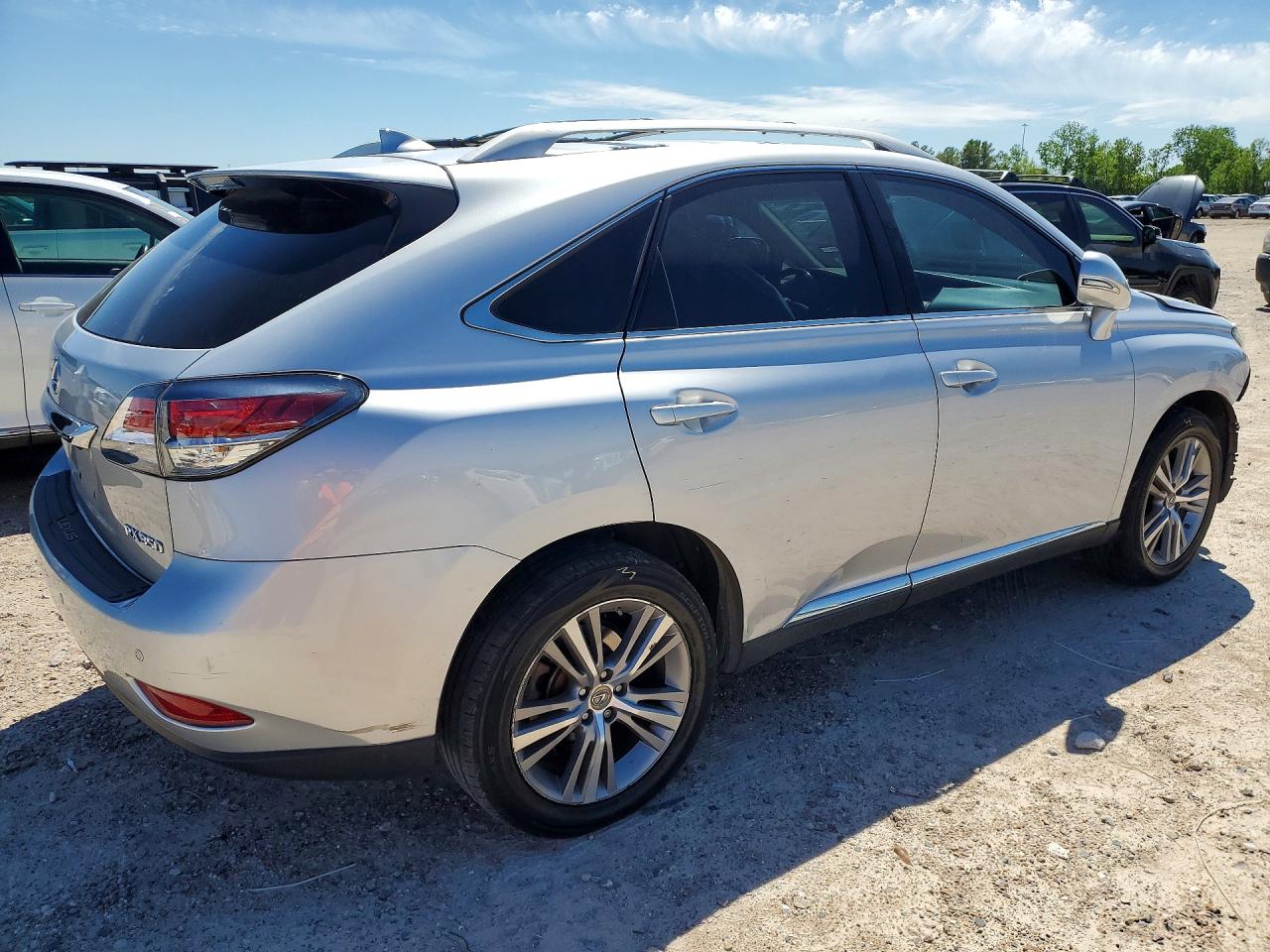 2015 Lexus Rx 350 Base Silver vin: 2T2ZK1BA8FC158609