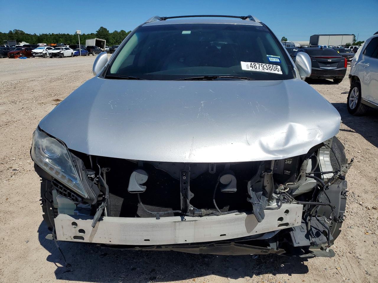 2015 Lexus Rx 350 Base Silver vin: 2T2ZK1BA8FC158609