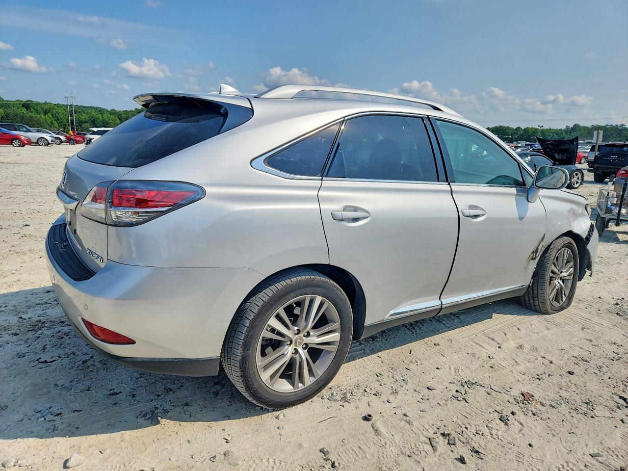 2015 Lexus Rx 350 Silver vin: 2T2ZK1BA8FC165916