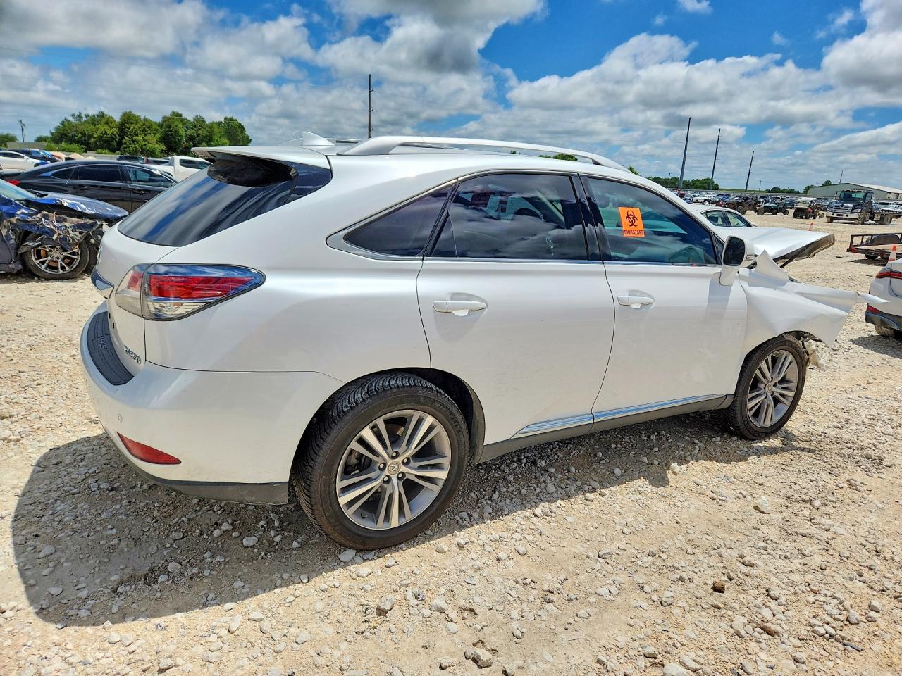 2015 Lexus Rx 350 Белый vin: 2T2ZK1BA8FC179444
