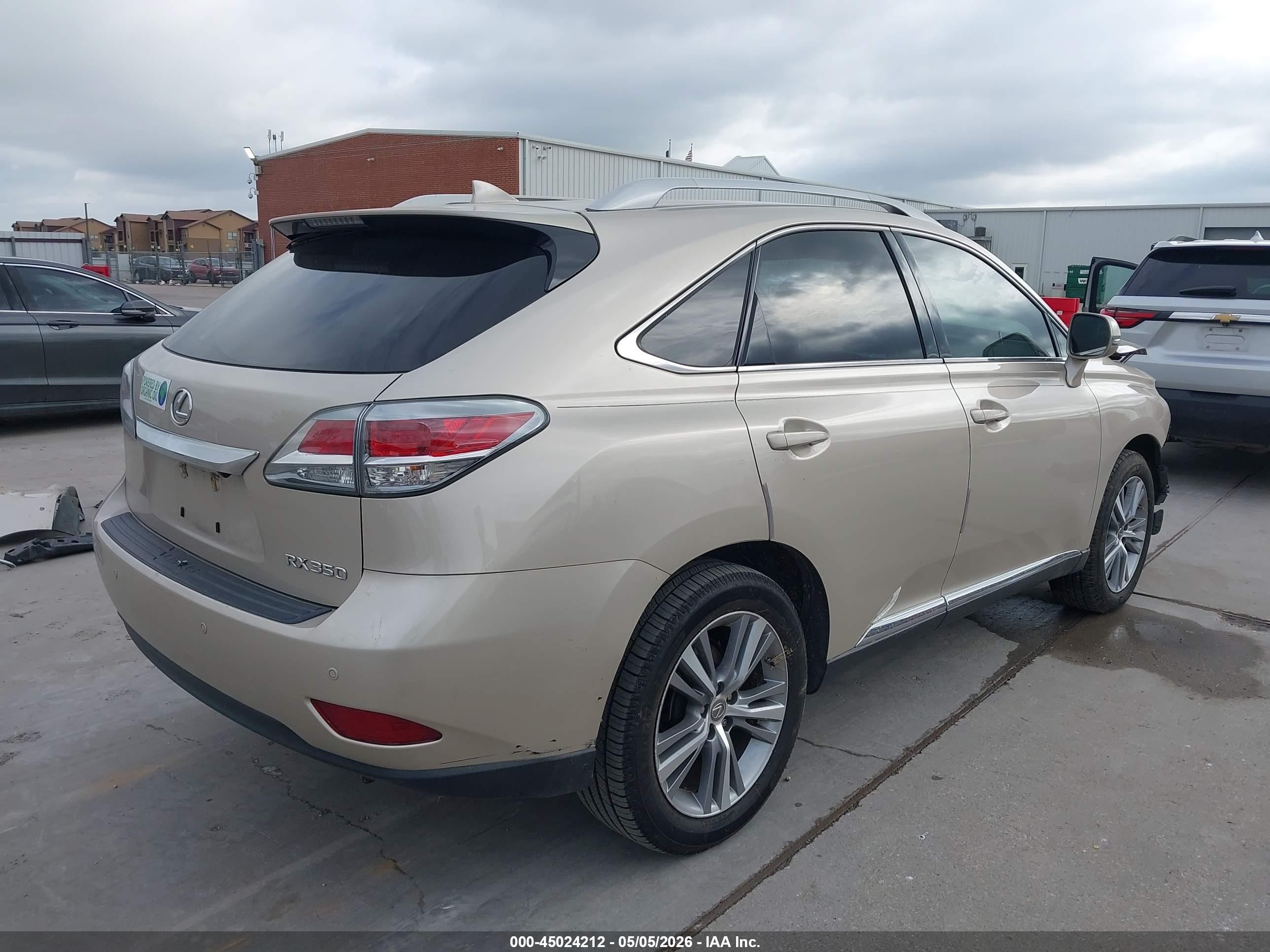 2015 Lexus Rx 350 Бежевый vin: 2T2ZK1BA8FC187155