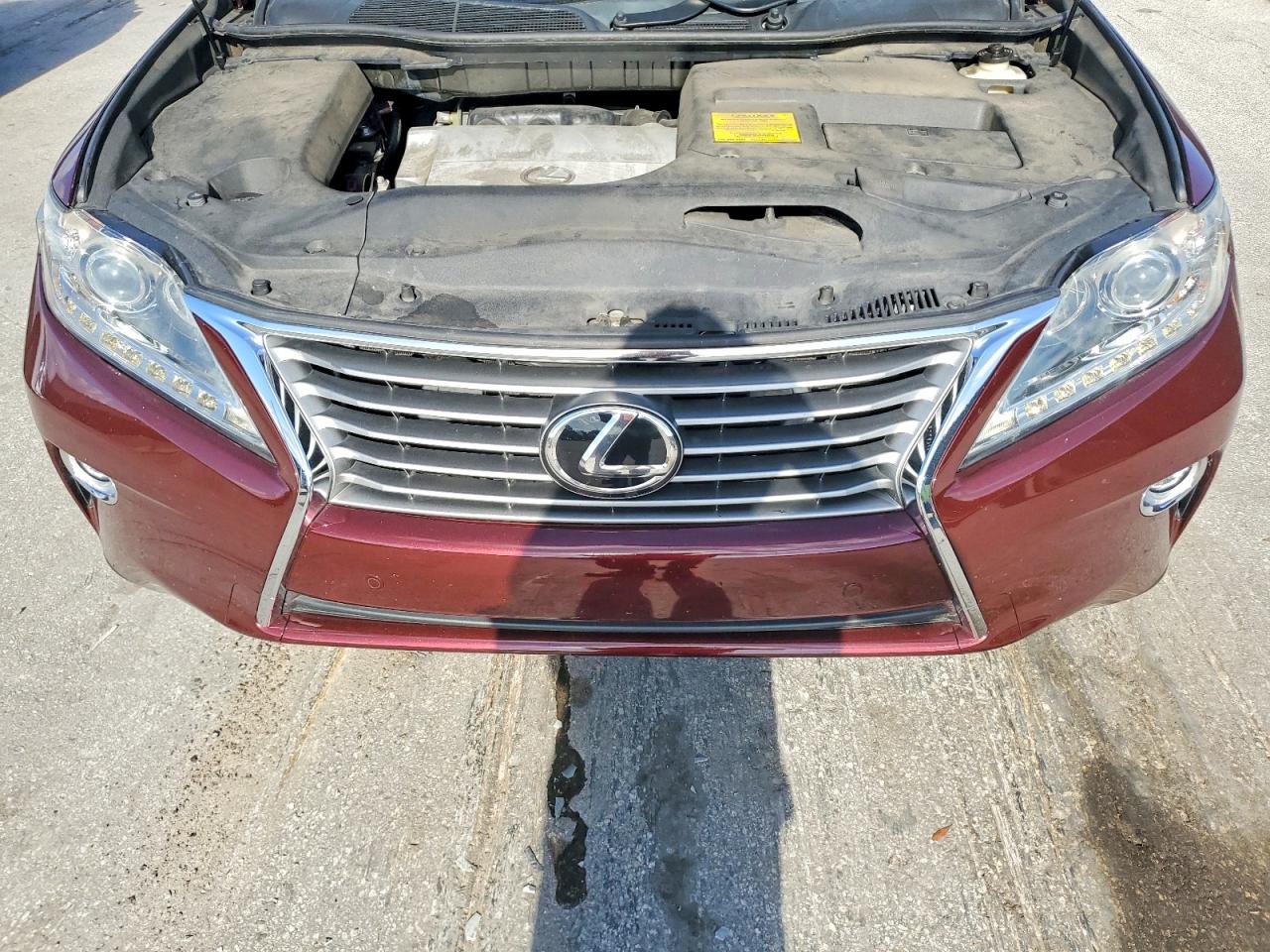 2015 Lexus Rx 350 Base Maroon vin: 2T2ZK1BA8FC200549