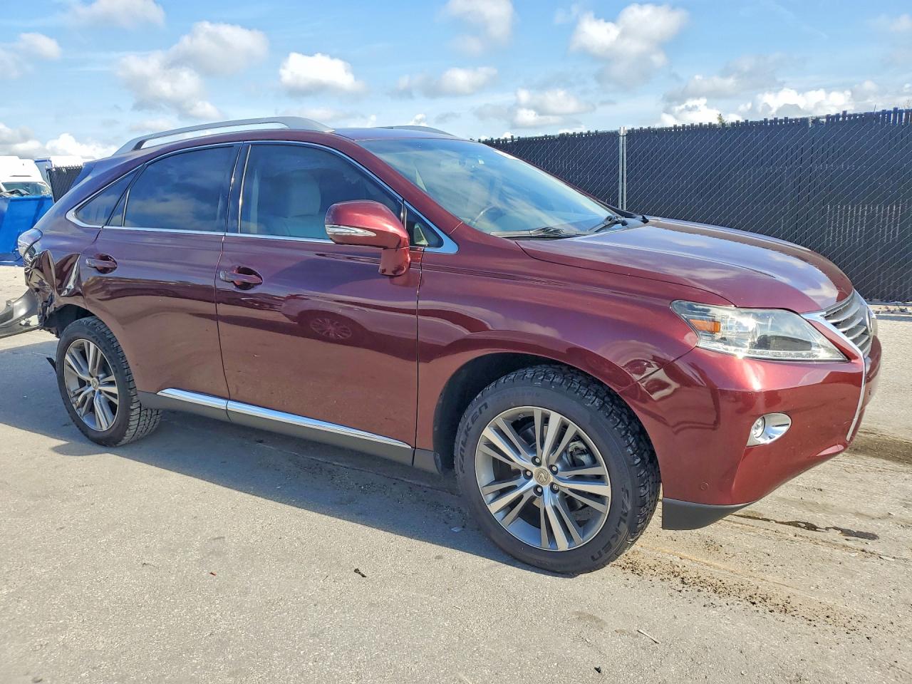 2015 Lexus Rx 350 Base Maroon vin: 2T2ZK1BA8FC200549