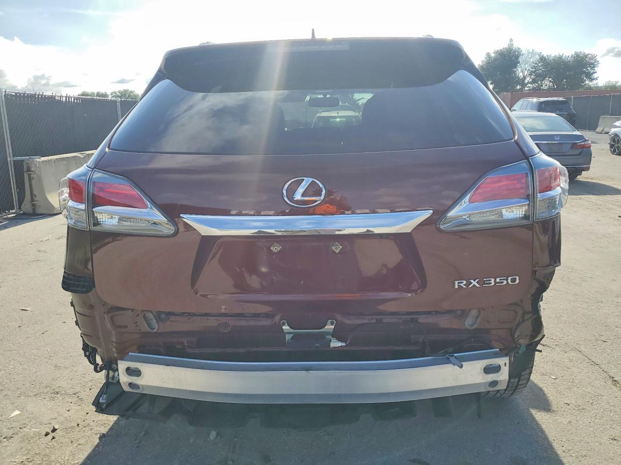 2015 Lexus Rx 350 Base Maroon vin: 2T2ZK1BA8FC200549