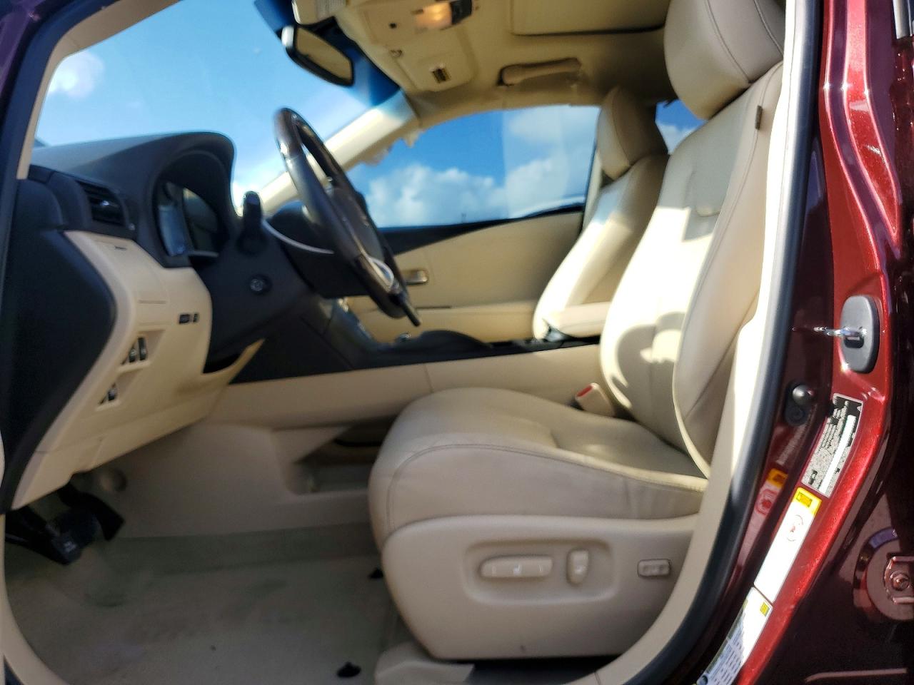 2015 Lexus Rx 350 Base Maroon vin: 2T2ZK1BA8FC200549