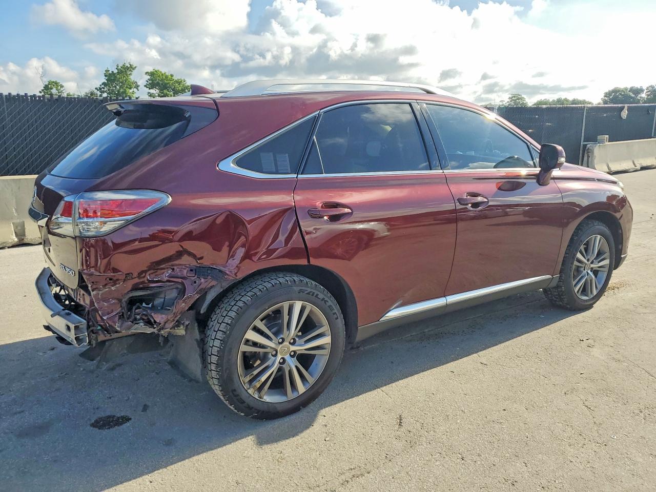 2015 Lexus Rx 350 Base Maroon vin: 2T2ZK1BA8FC200549