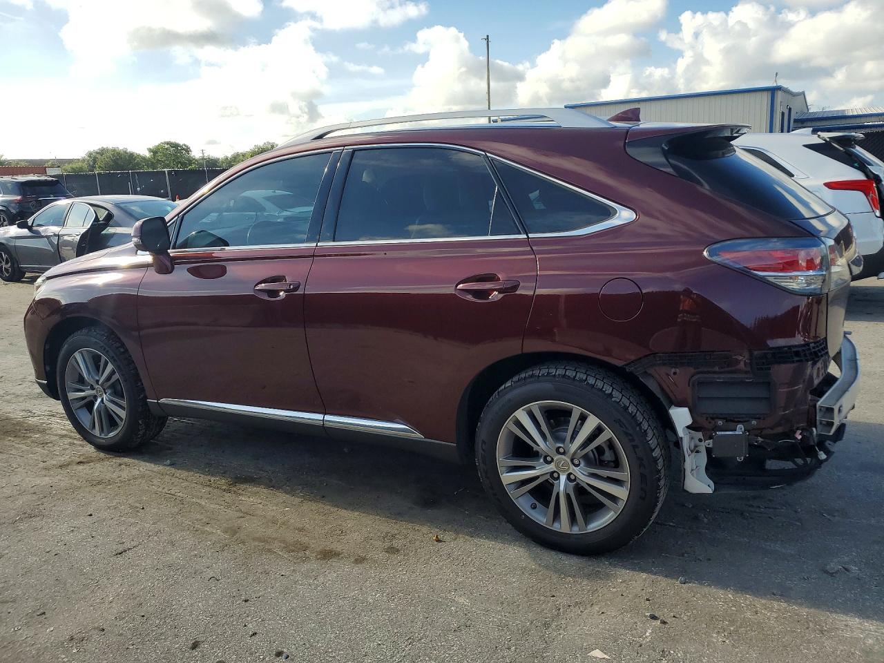 2015 Lexus Rx 350 Base Maroon vin: 2T2ZK1BA8FC200549