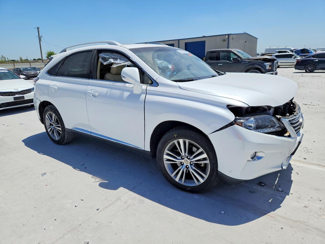 2015 Lexus Rx 350 Base White vin: 2T2ZK1BA8FC203385