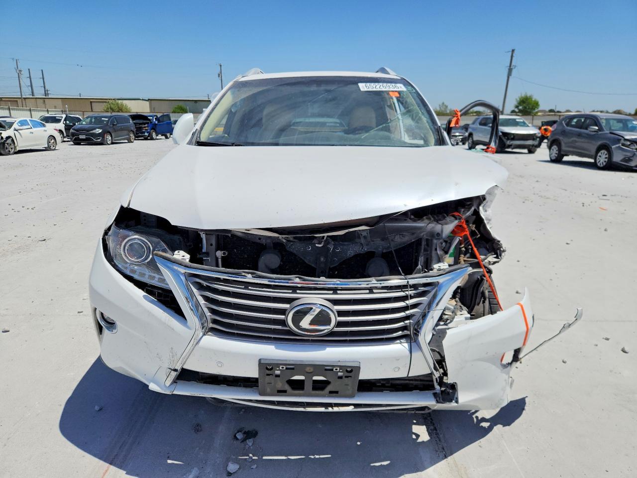 2015 Lexus Rx 350 Base White vin: 2T2ZK1BA8FC203385