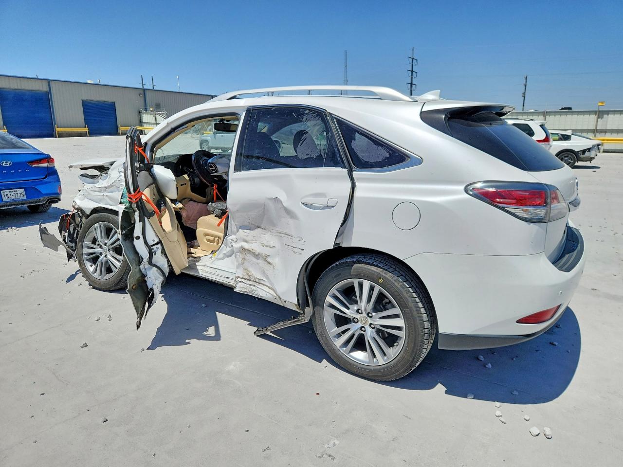 2015 Lexus Rx 350 Base White vin: 2T2ZK1BA8FC203385