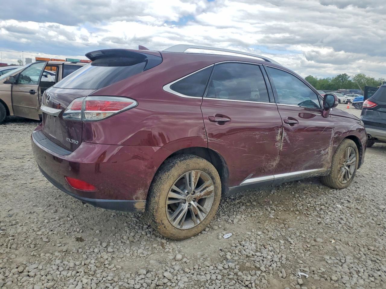 2015 Lexus Rx 350 Maroon vin: 2T2ZK1BA8FC207680