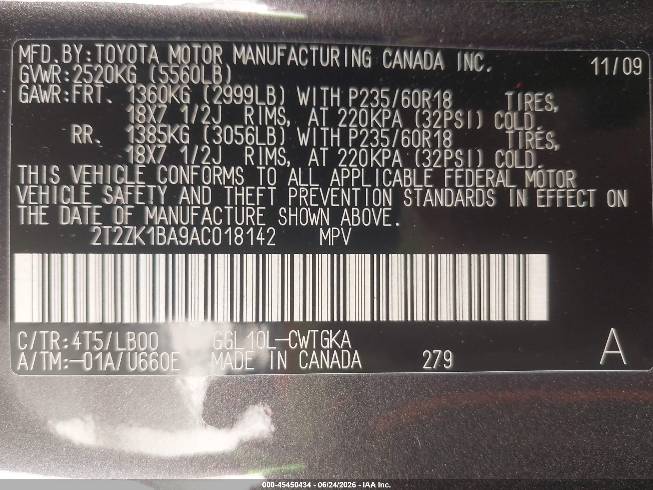 2010 Lexus Rx 350   Gray vin: 2T2ZK1BA9AC018142