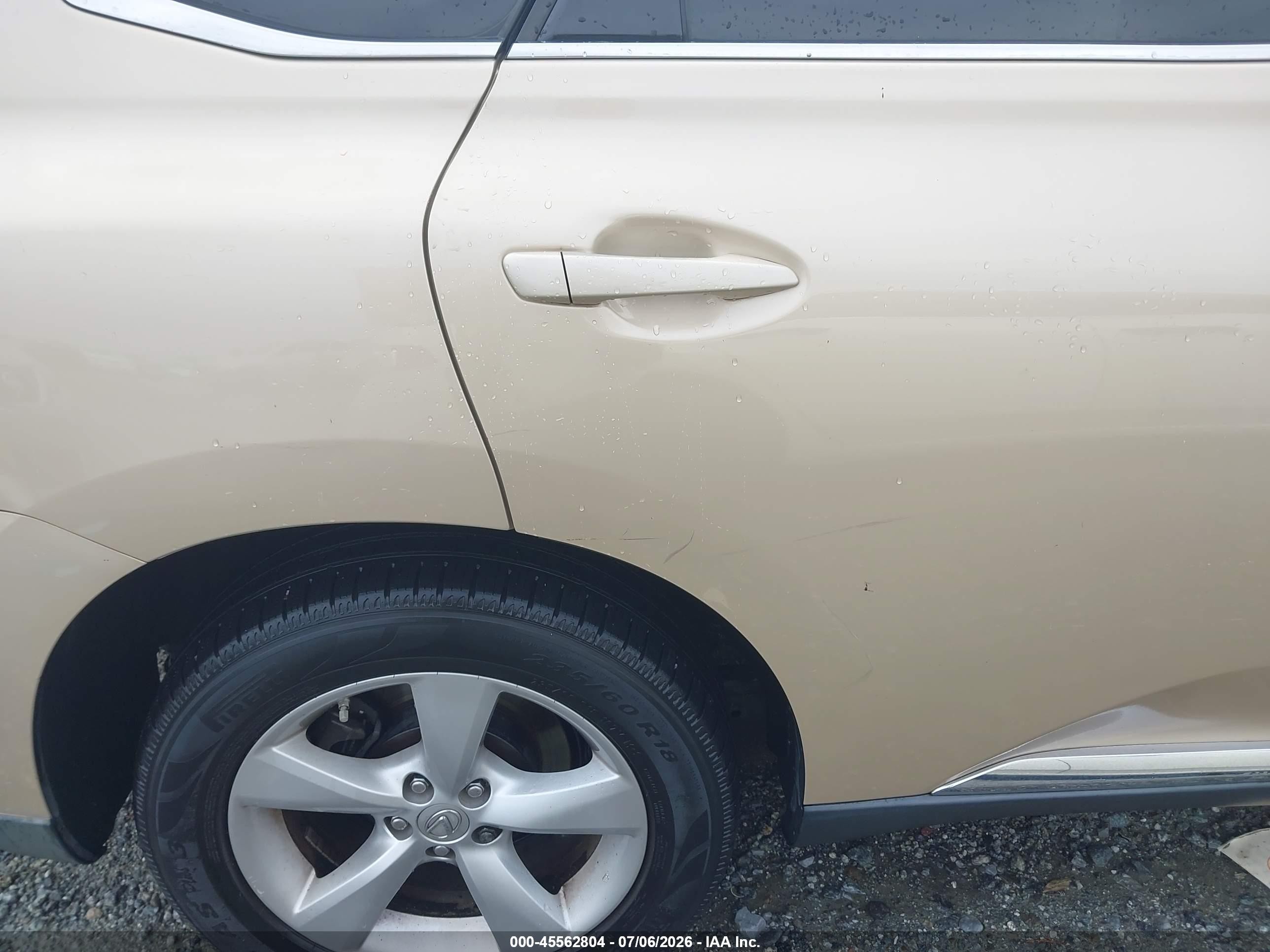 2010 Lexus Rx 350   Gold vin: 2T2ZK1BA9AC025608