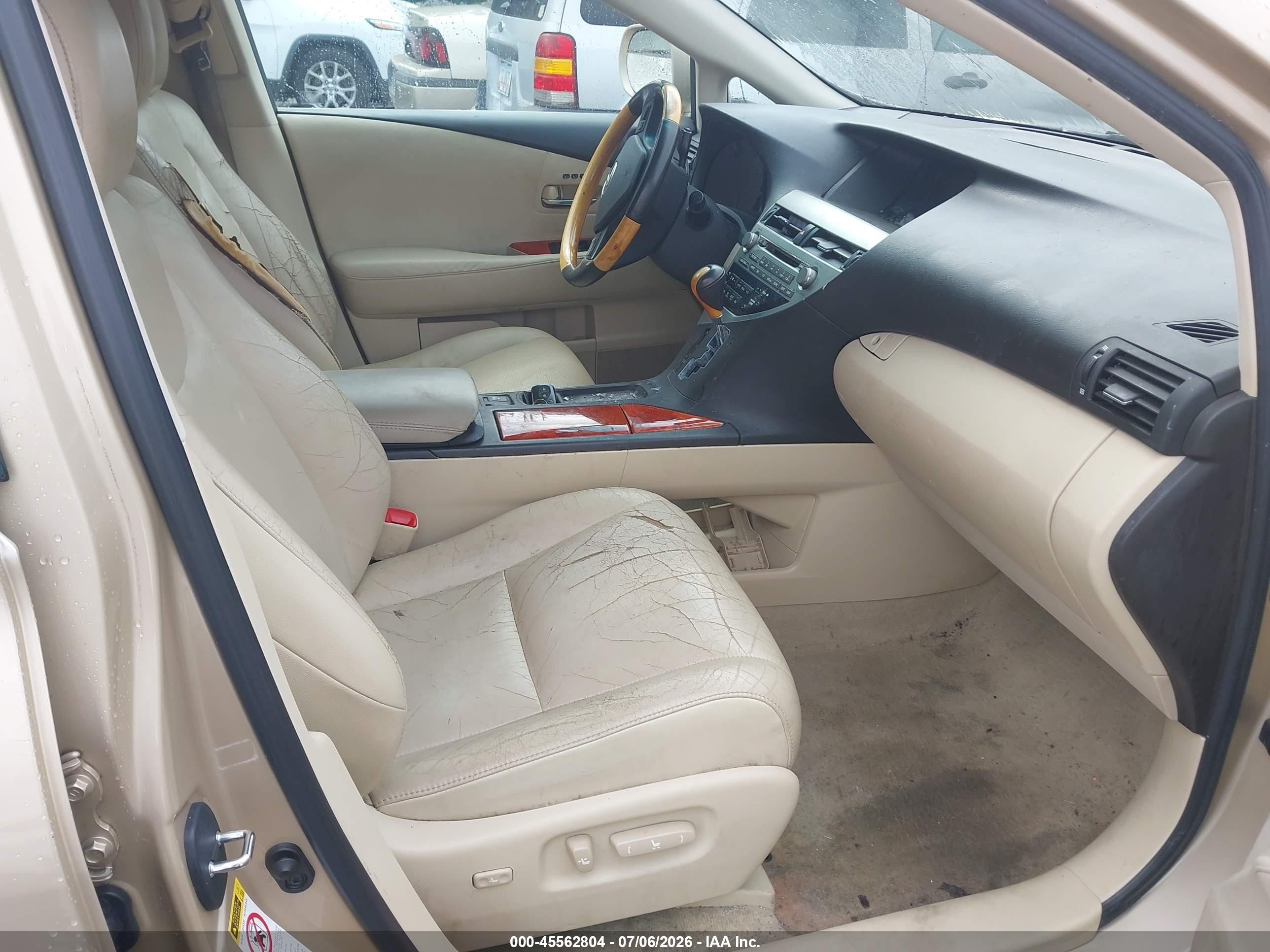 2010 Lexus Rx 350   Gold vin: 2T2ZK1BA9AC025608