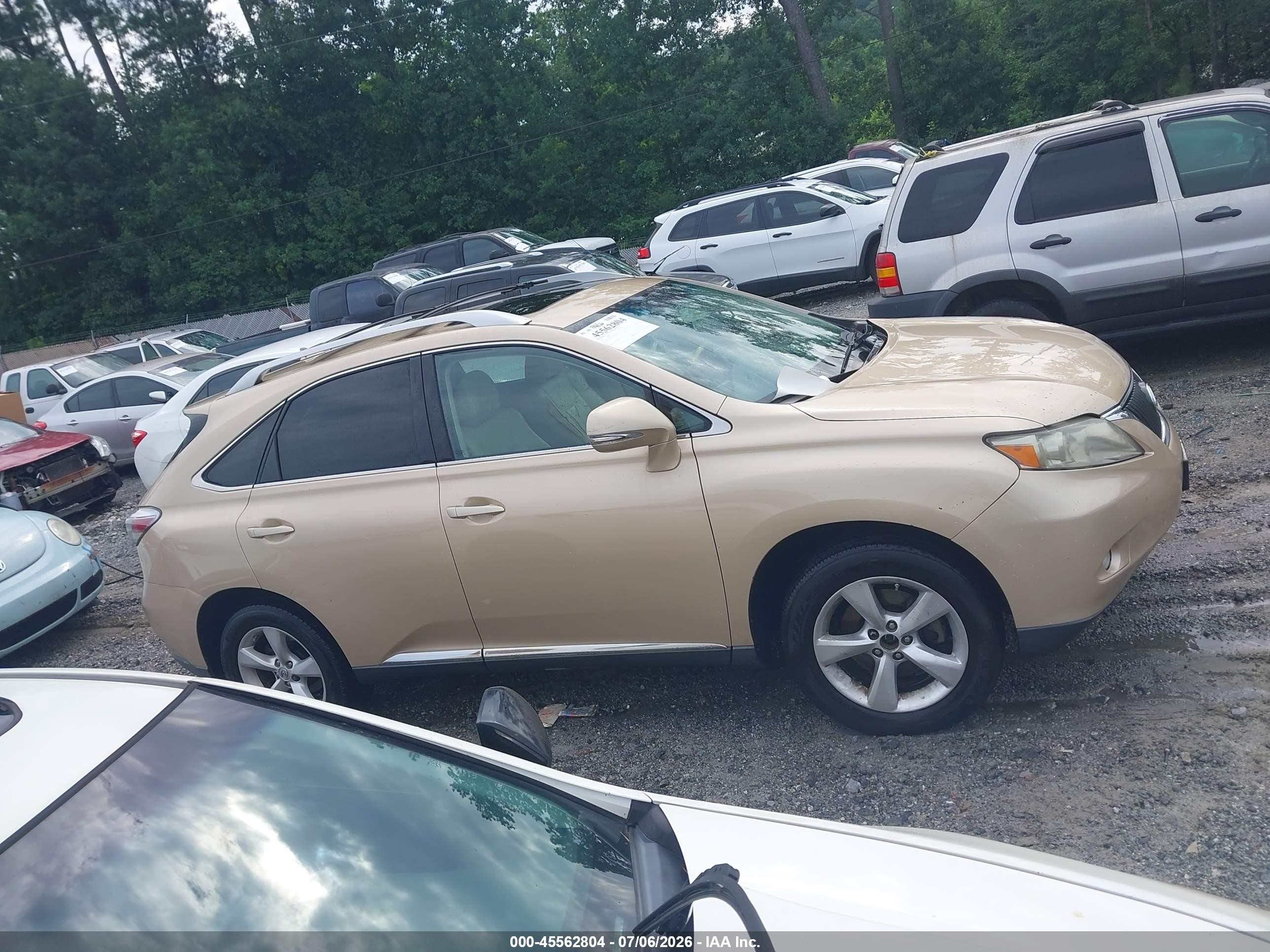 2010 Lexus Rx 350   Gold vin: 2T2ZK1BA9AC025608