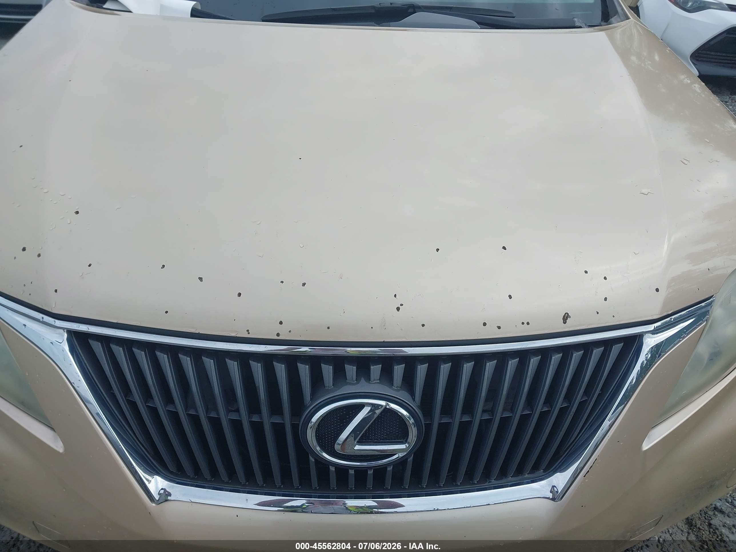 2010 Lexus Rx 350   Gold vin: 2T2ZK1BA9AC025608