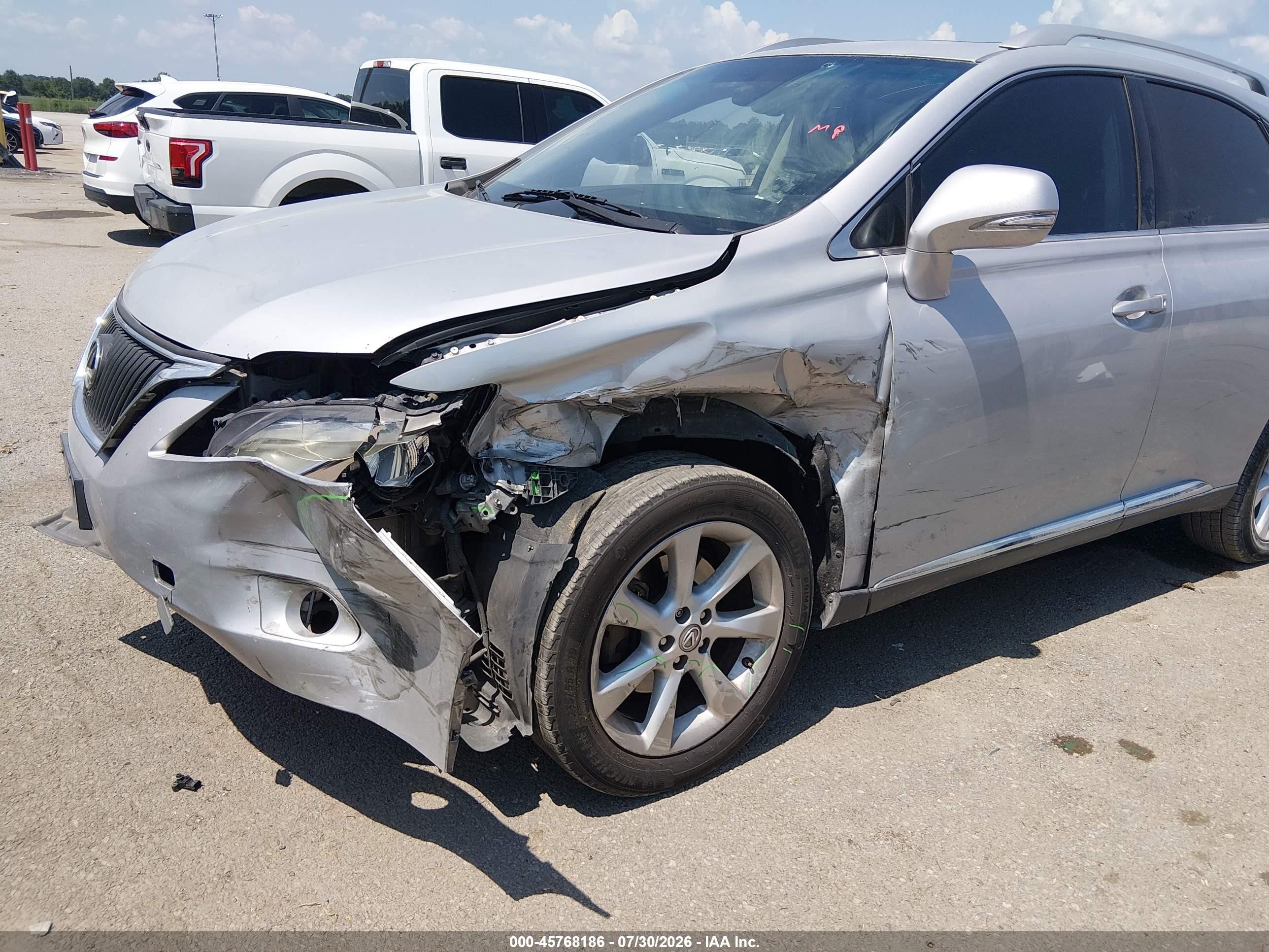 2010 Lexus Rx 350   Silver vin: 2T2ZK1BA9AC033871