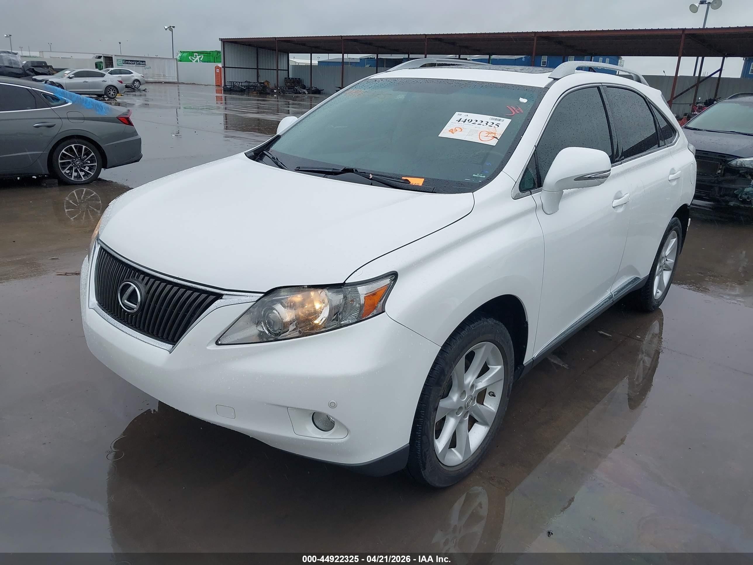 2010 Lexus Rx 350   Белый vin: 2T2ZK1BA9AC037287