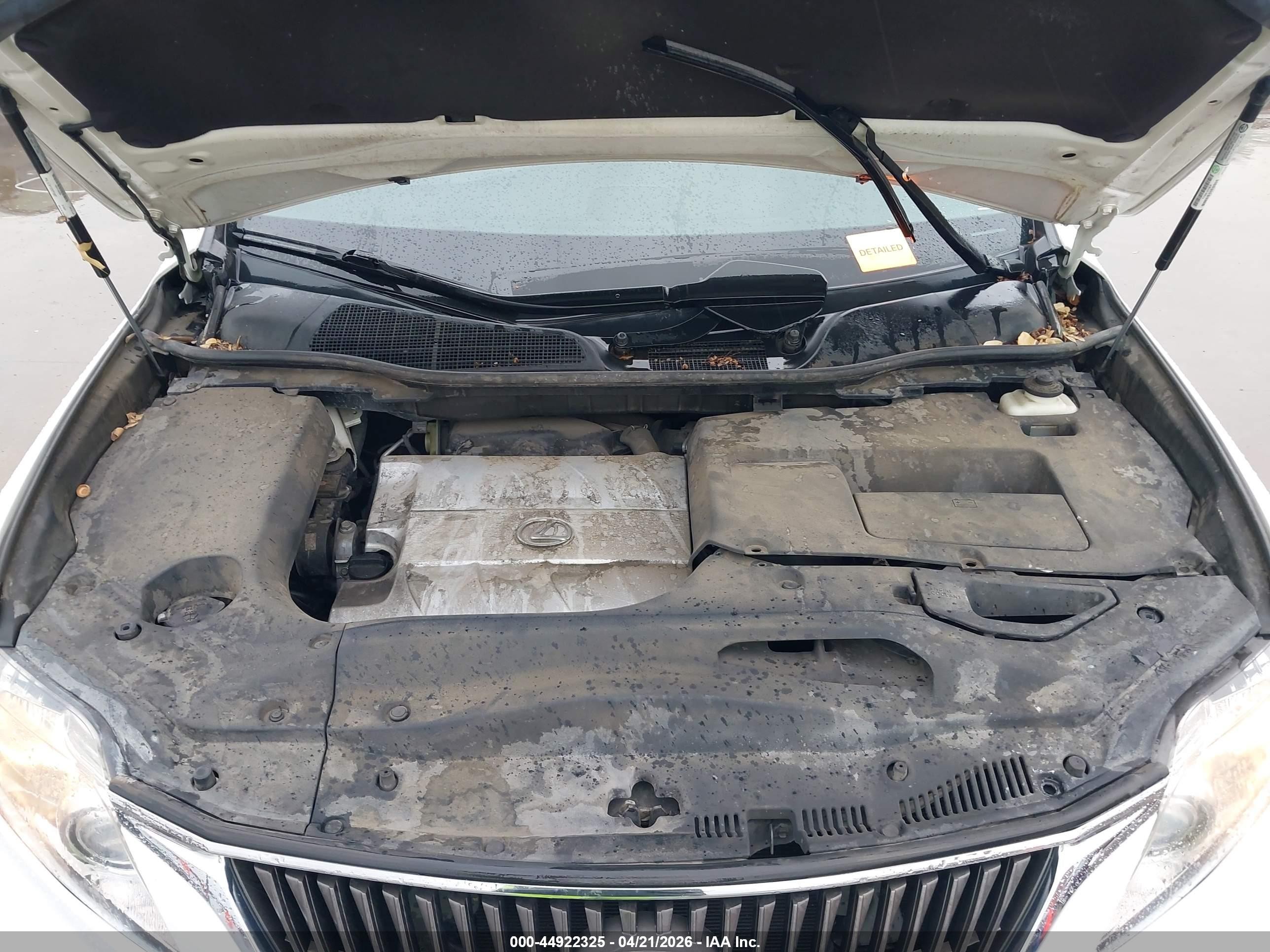 2010 Lexus Rx 350   Белый vin: 2T2ZK1BA9AC037287