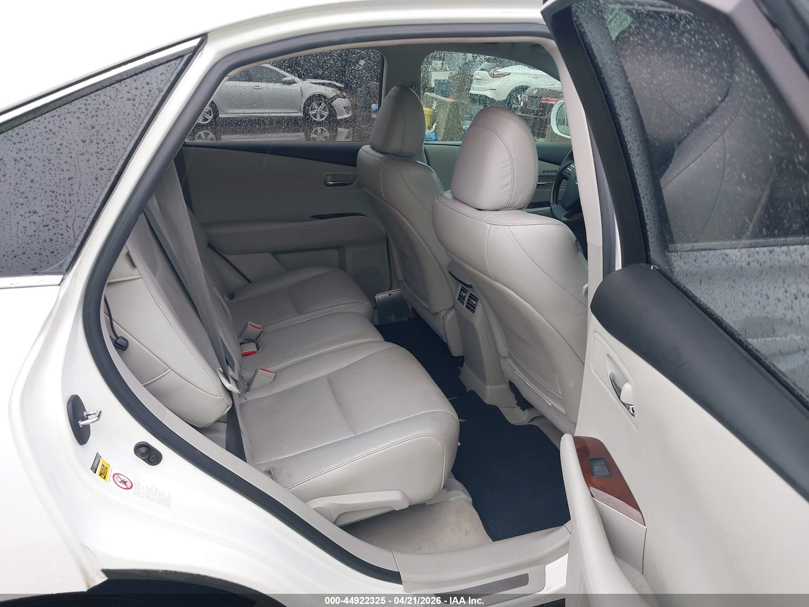 2010 Lexus Rx 350   Белый vin: 2T2ZK1BA9AC037287
