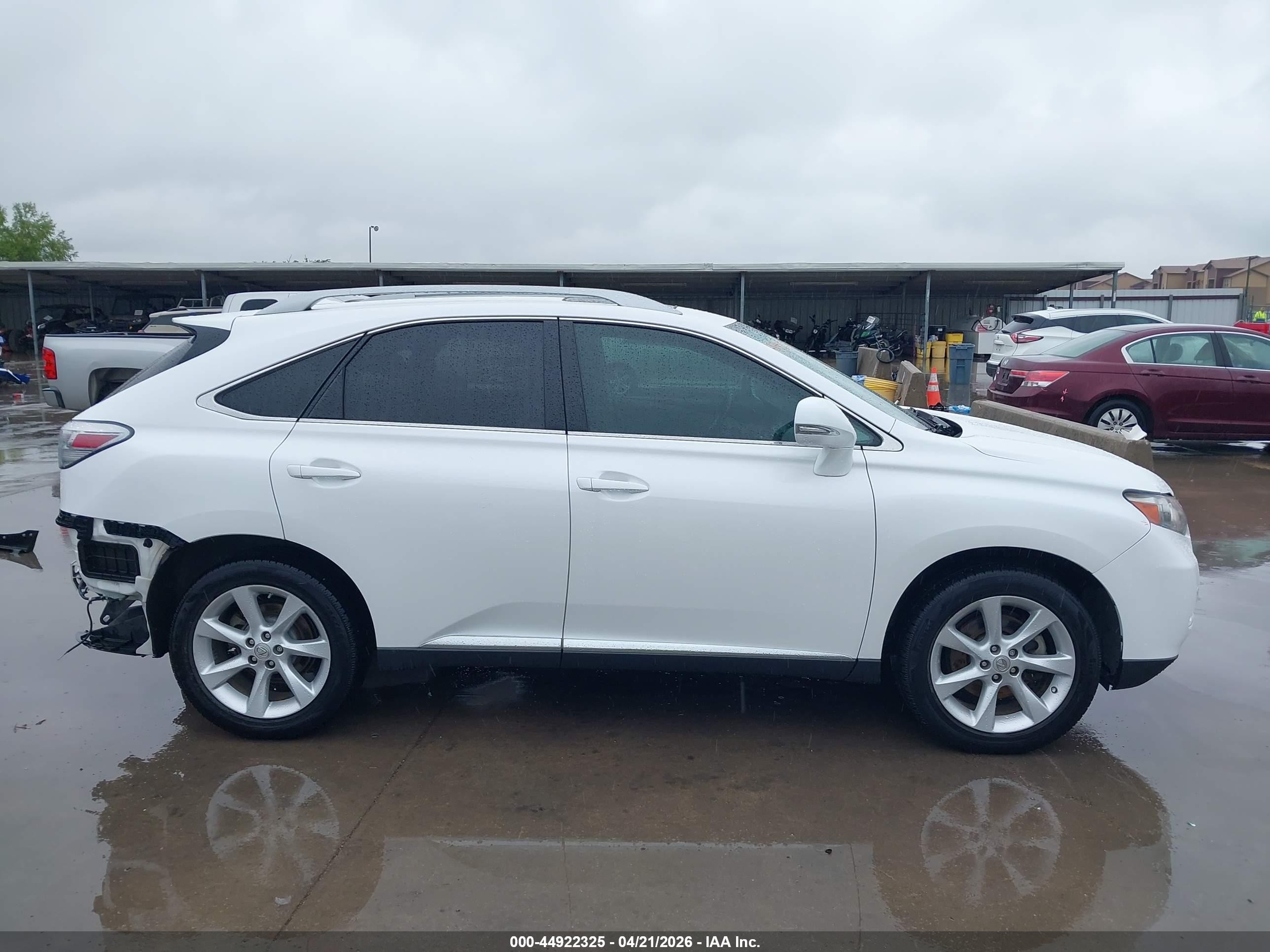 2010 Lexus Rx 350   Белый vin: 2T2ZK1BA9AC037287