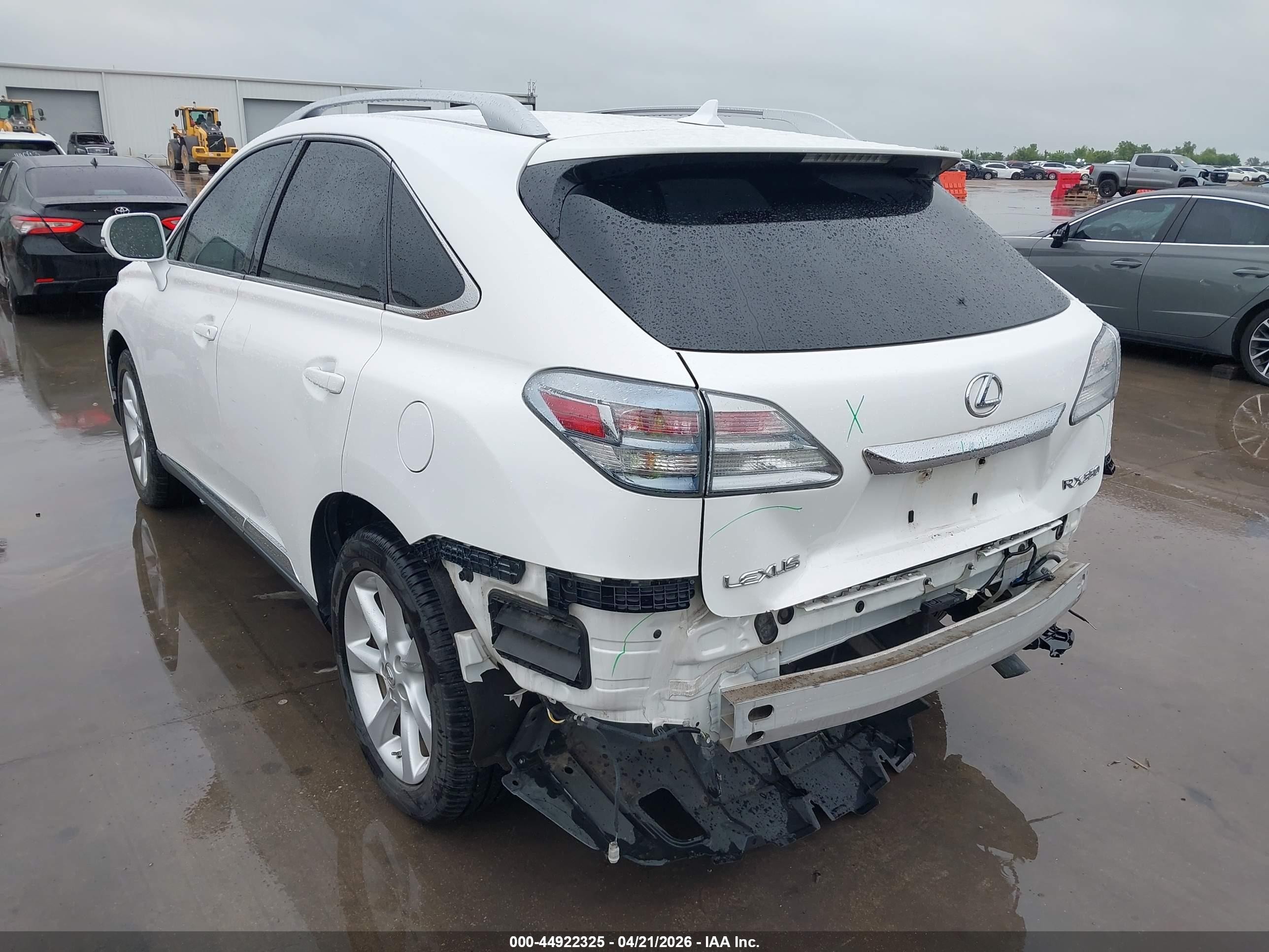 2010 Lexus Rx 350   Белый vin: 2T2ZK1BA9AC037287