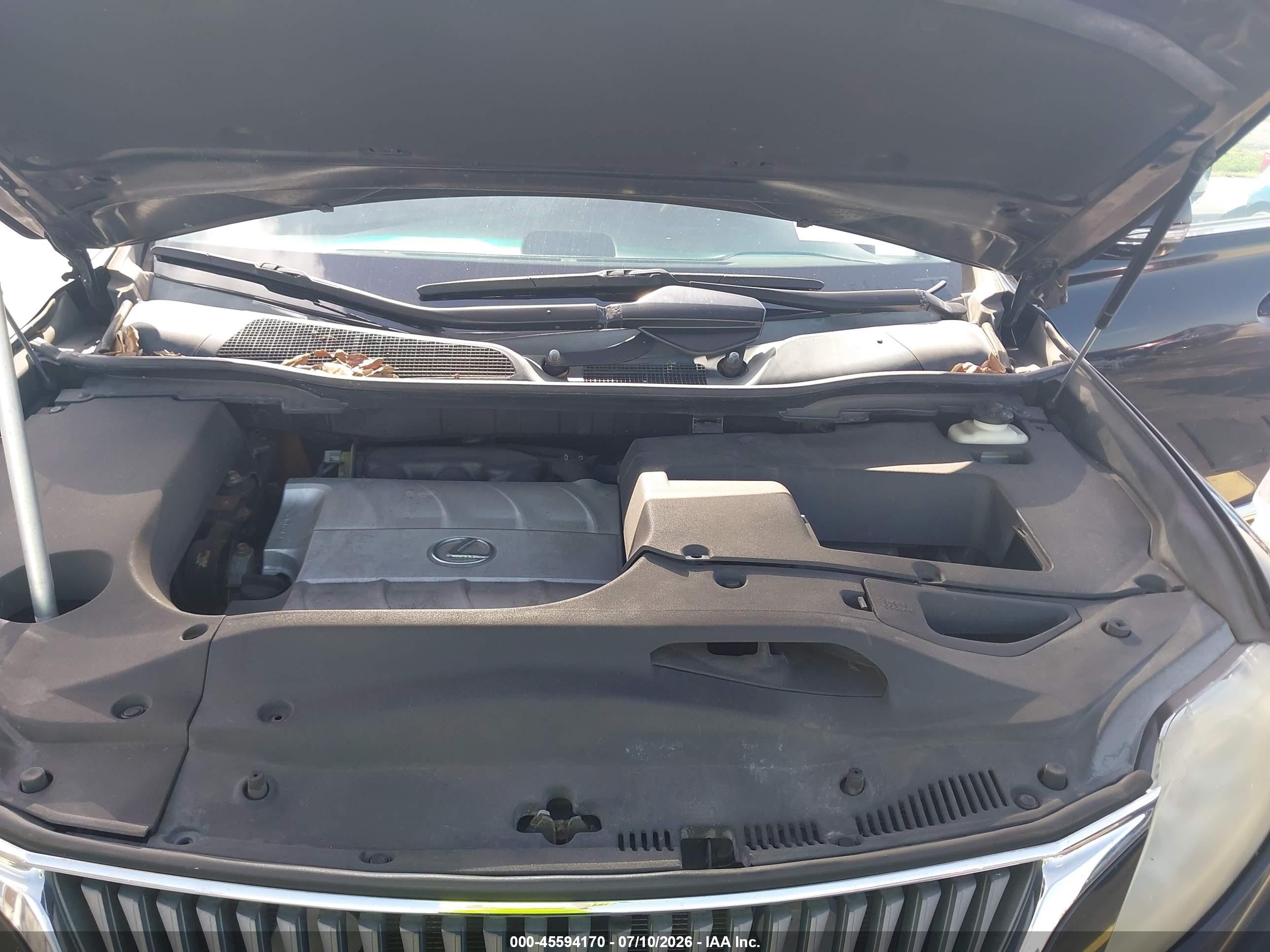 2010 Lexus Rx 350   Black vin: 2T2ZK1BA9AC038164