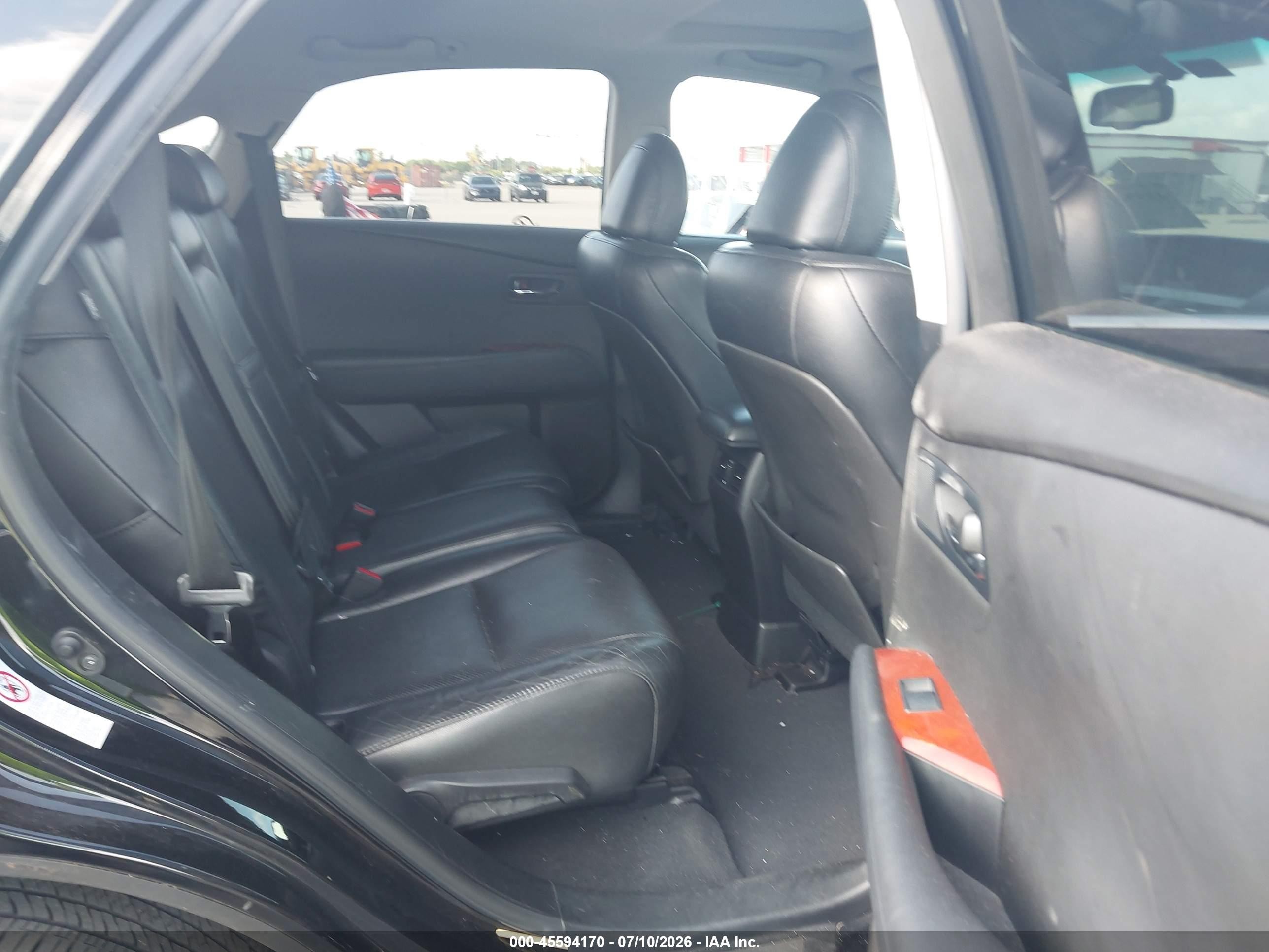 2010 Lexus Rx 350   Black vin: 2T2ZK1BA9AC038164