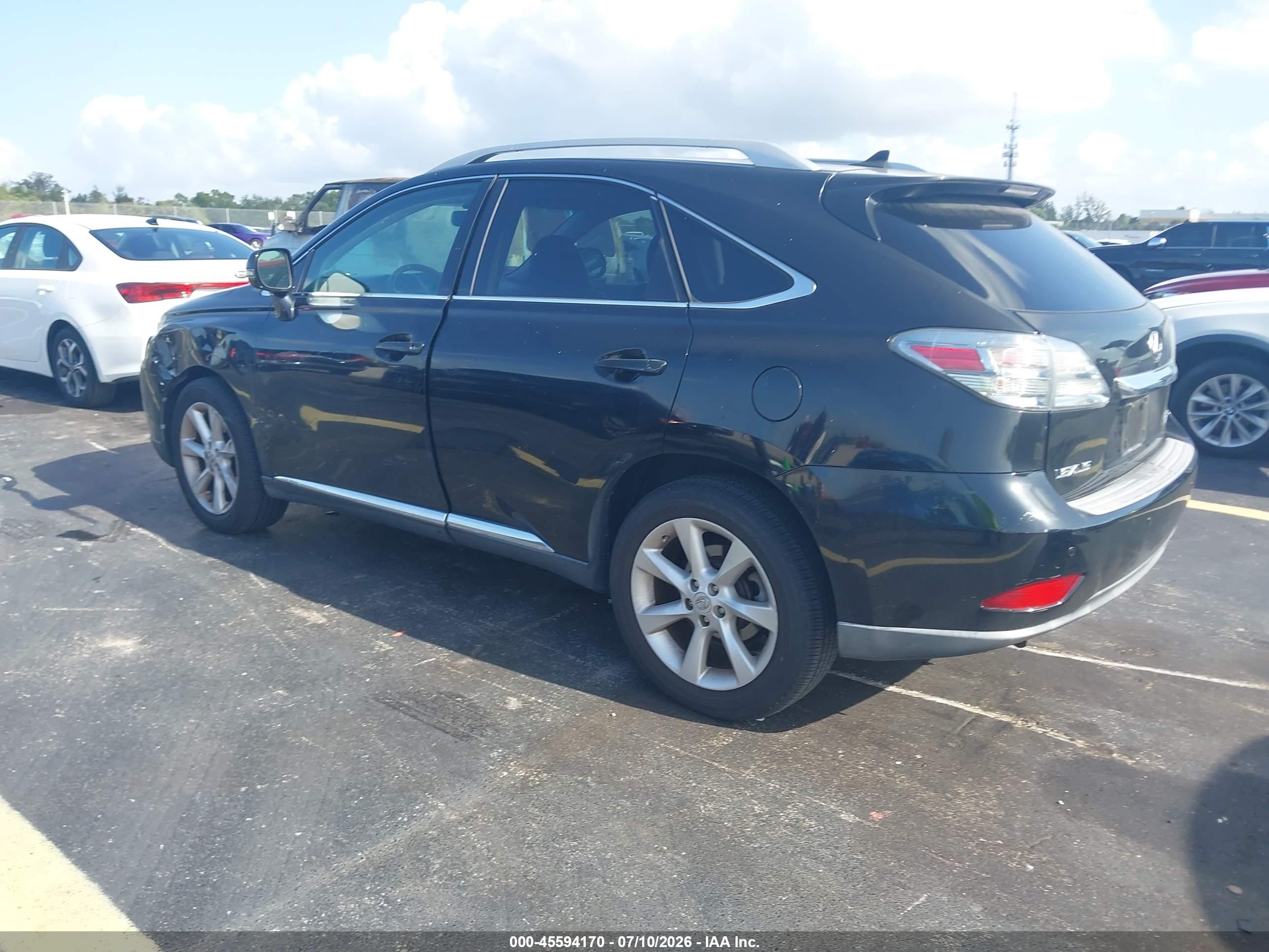 2010 Lexus Rx 350   Black vin: 2T2ZK1BA9AC038164
