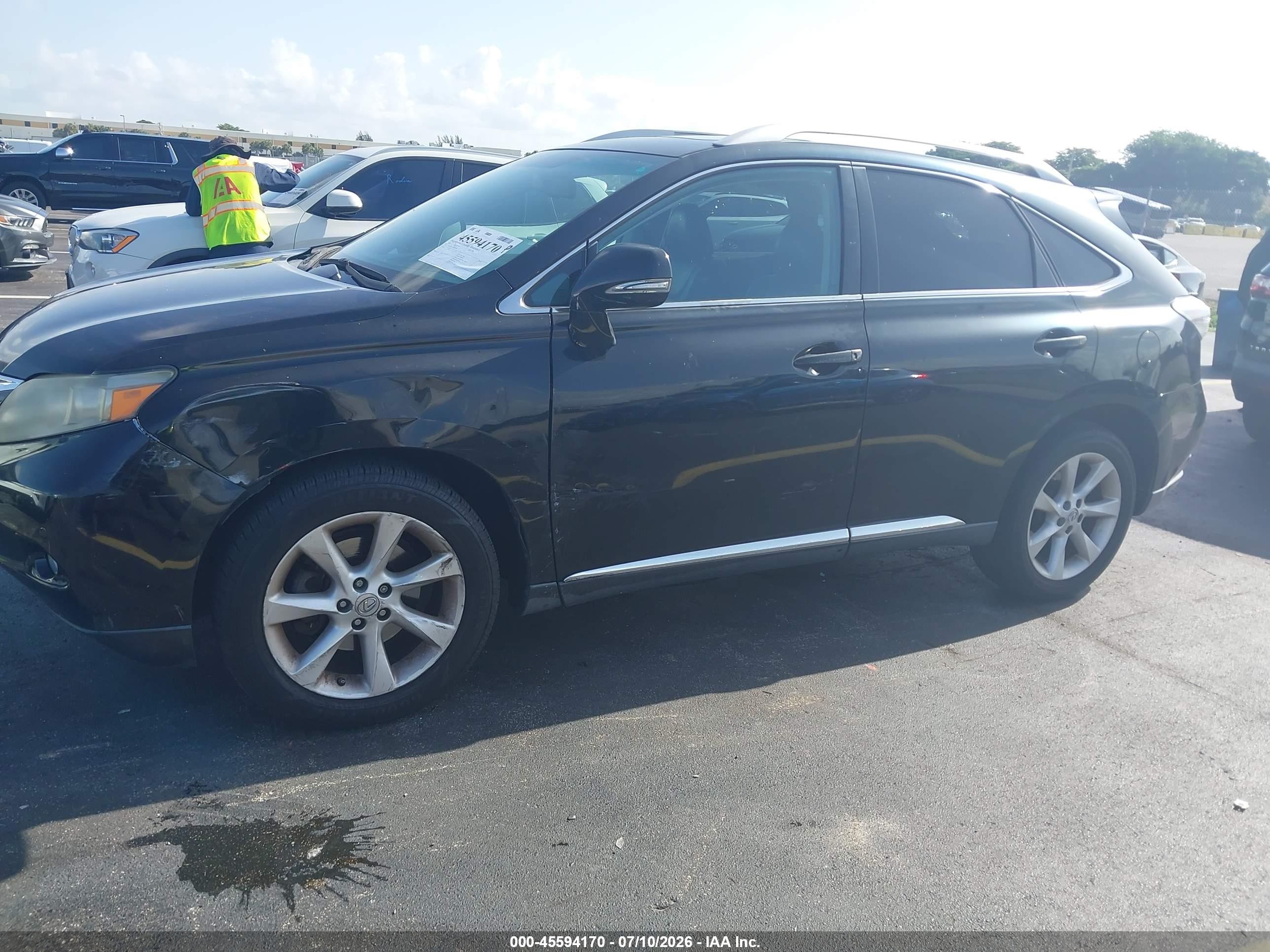 2010 Lexus Rx 350   Black vin: 2T2ZK1BA9AC038164