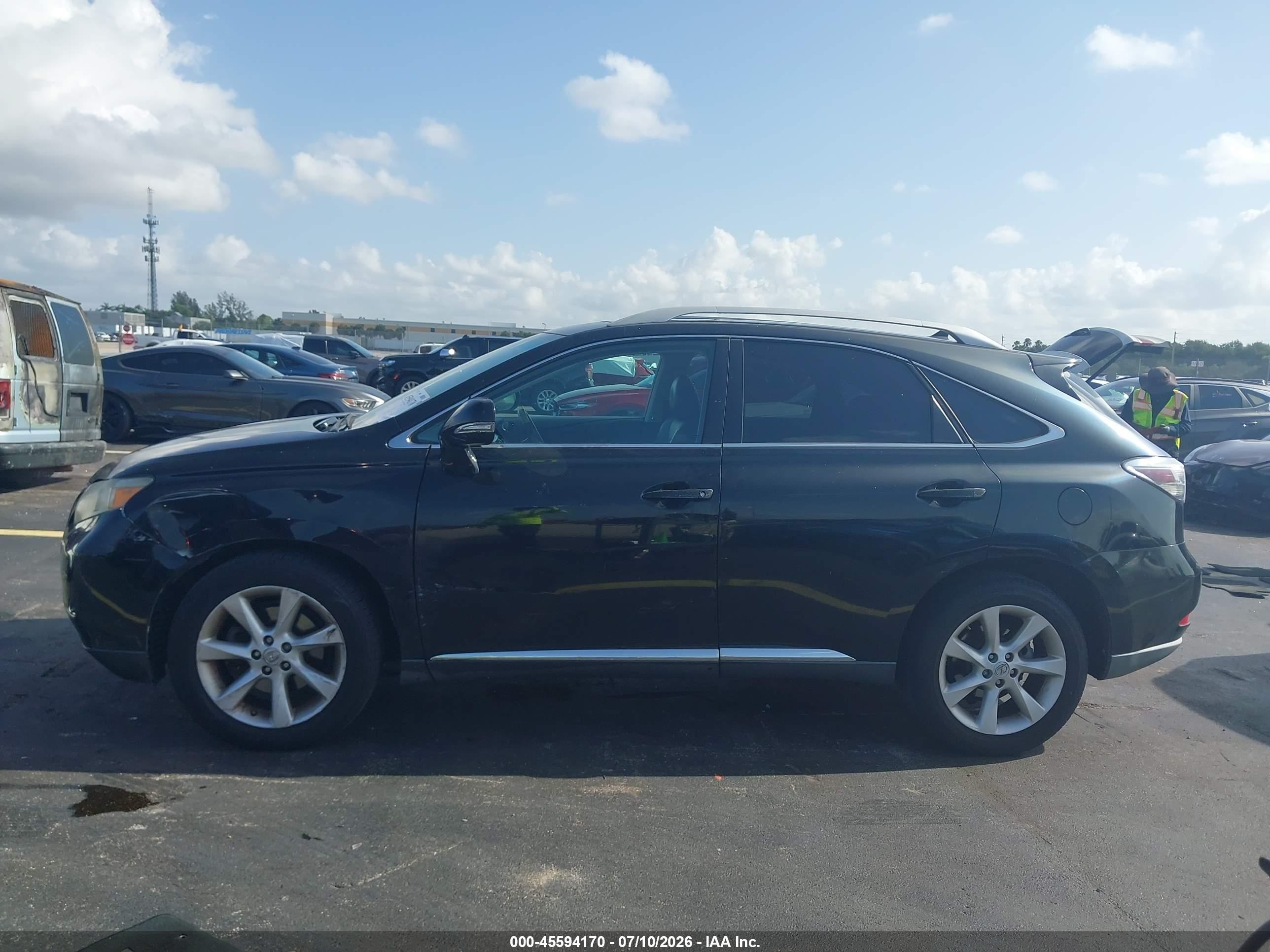 2010 Lexus Rx 350   Black vin: 2T2ZK1BA9AC038164
