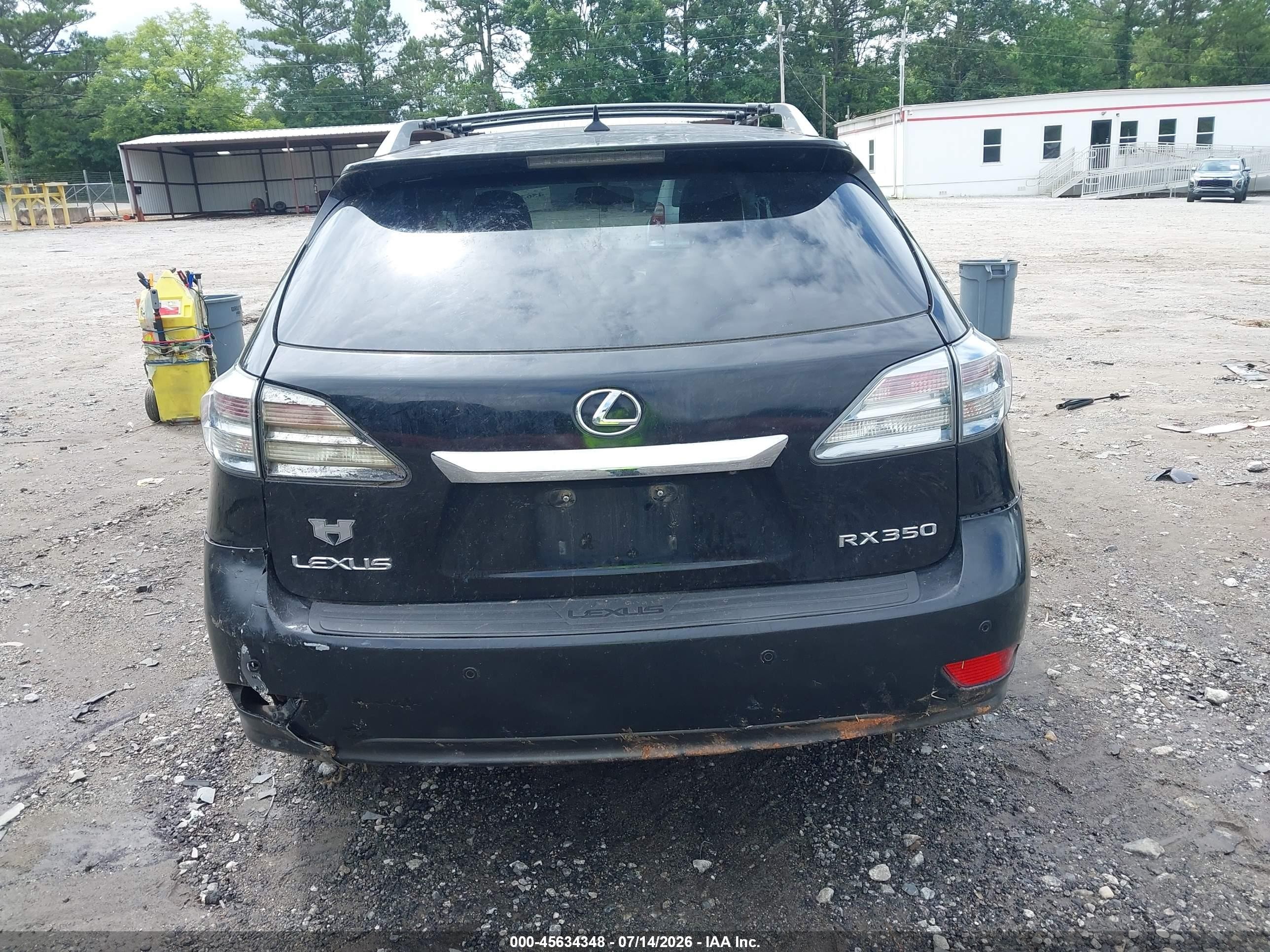 2010 Lexus Rx 350   Black vin: 2T2ZK1BA9AC038729