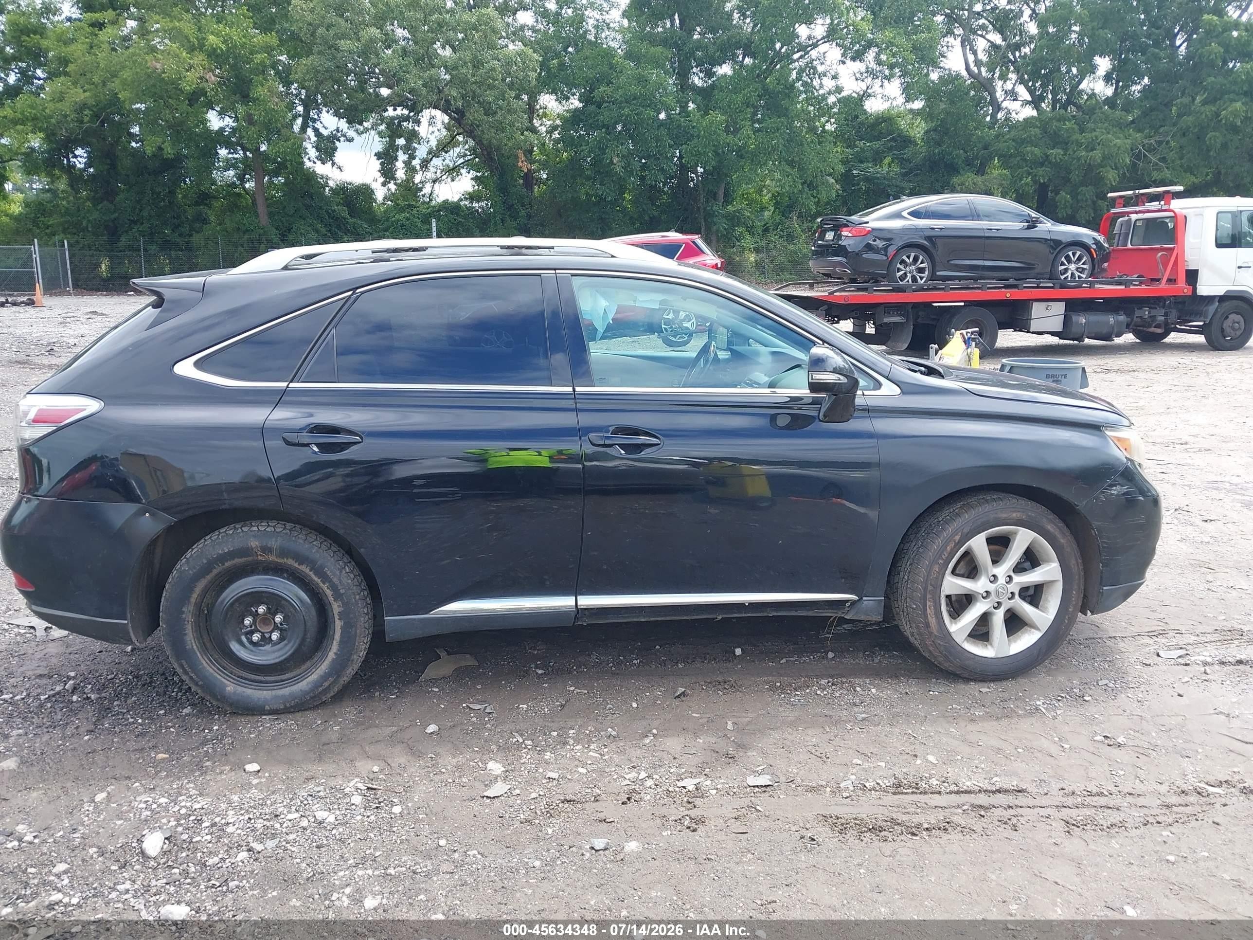 2010 Lexus Rx 350   Black vin: 2T2ZK1BA9AC038729