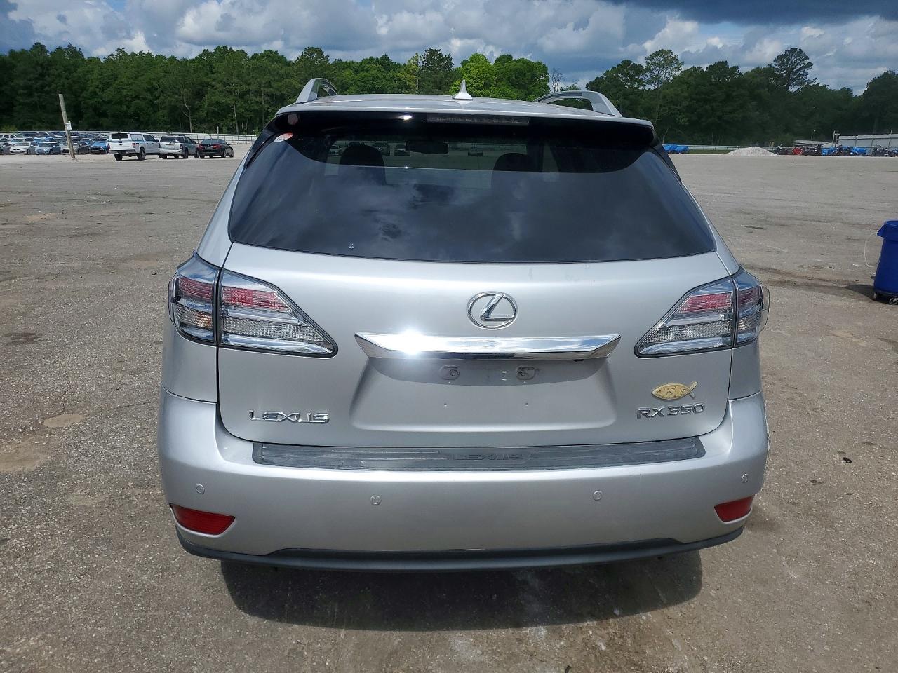 2010 Lexus Rx 350 Silver vin: 2T2ZK1BA9AC040237