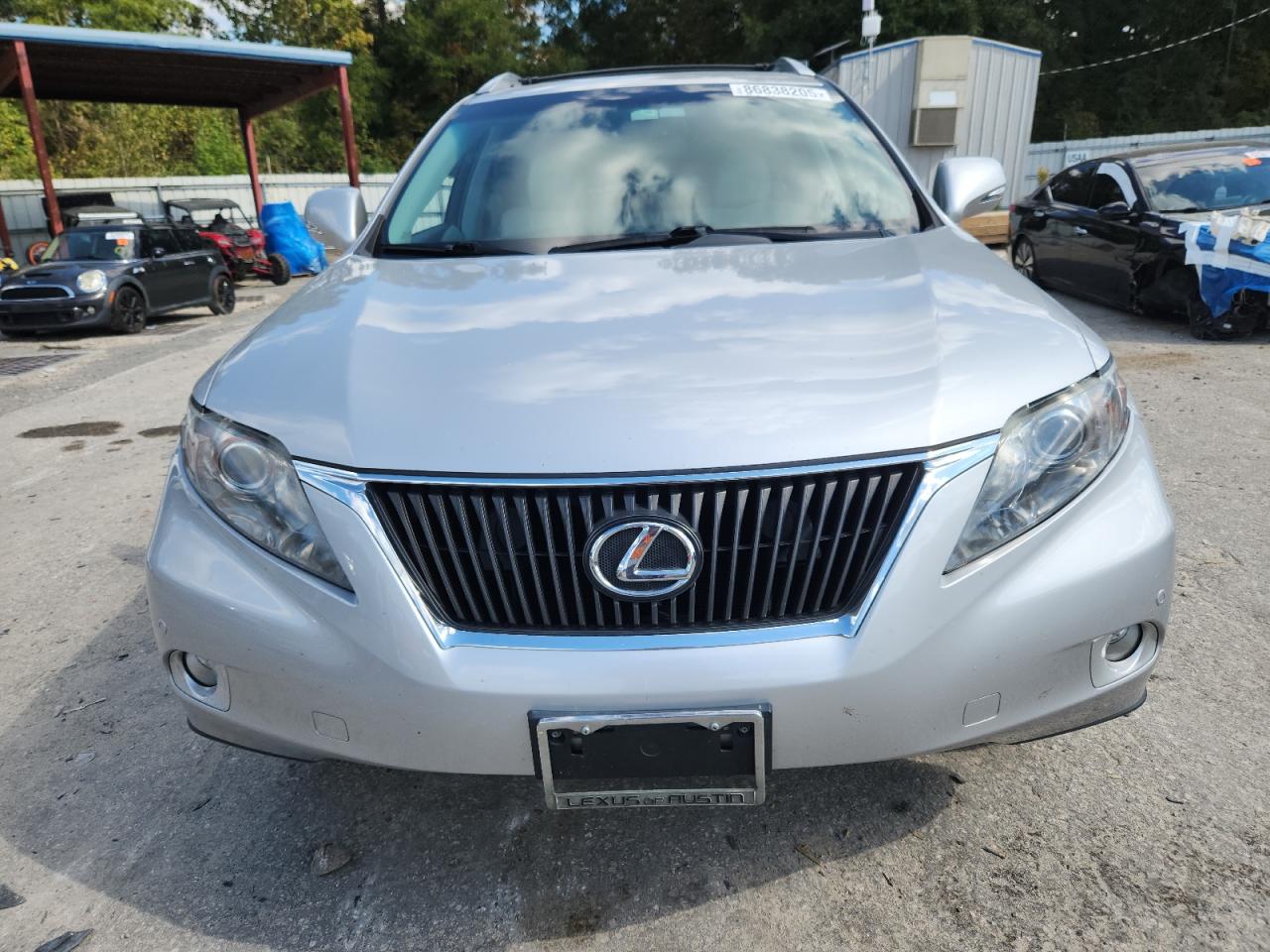 2011 Lexus Rx 350 Silver vin: 2T2ZK1BA9BC044189