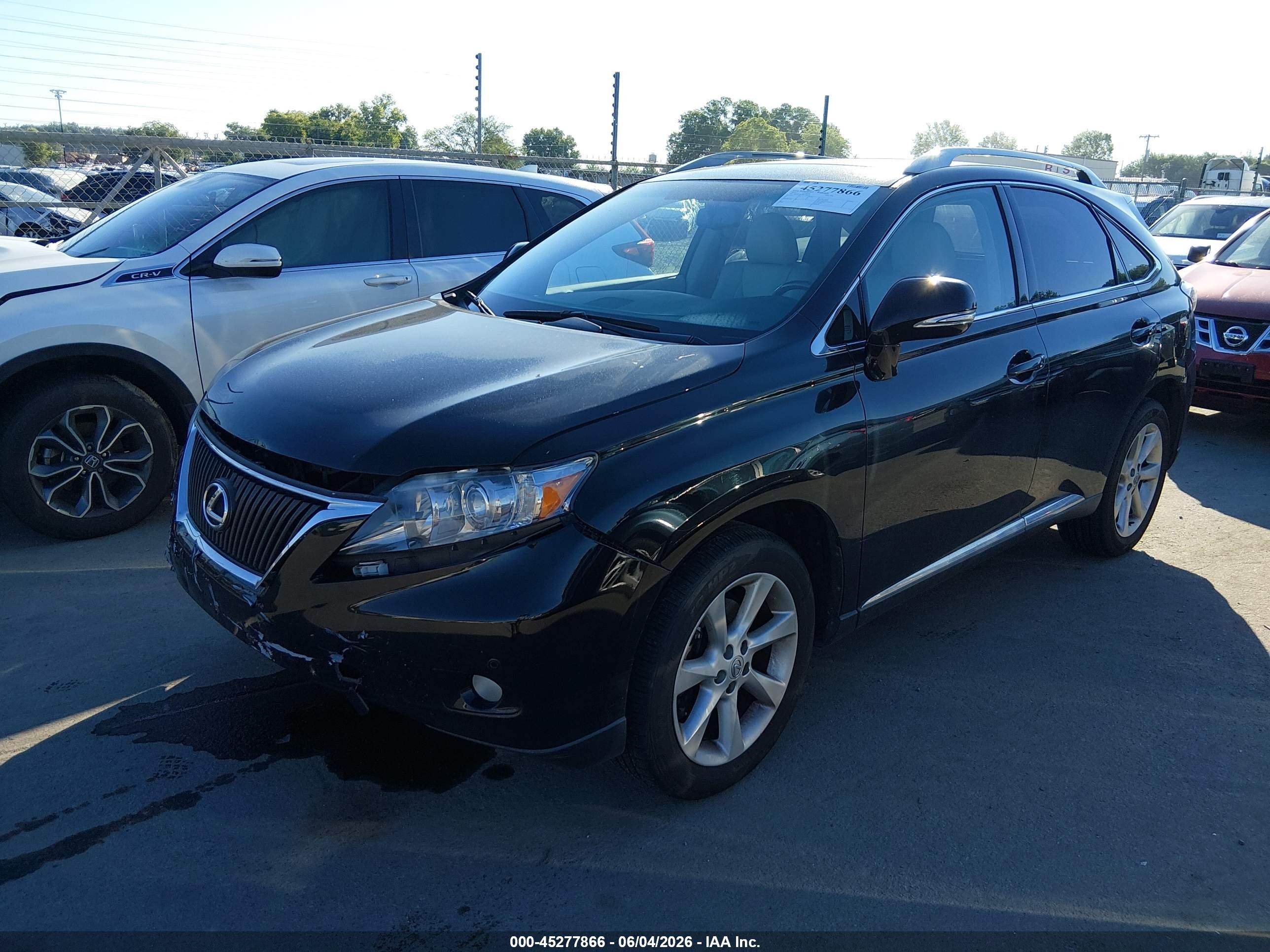 2011 Lexus Rx 350   Black vin: 2T2ZK1BA9BC044578