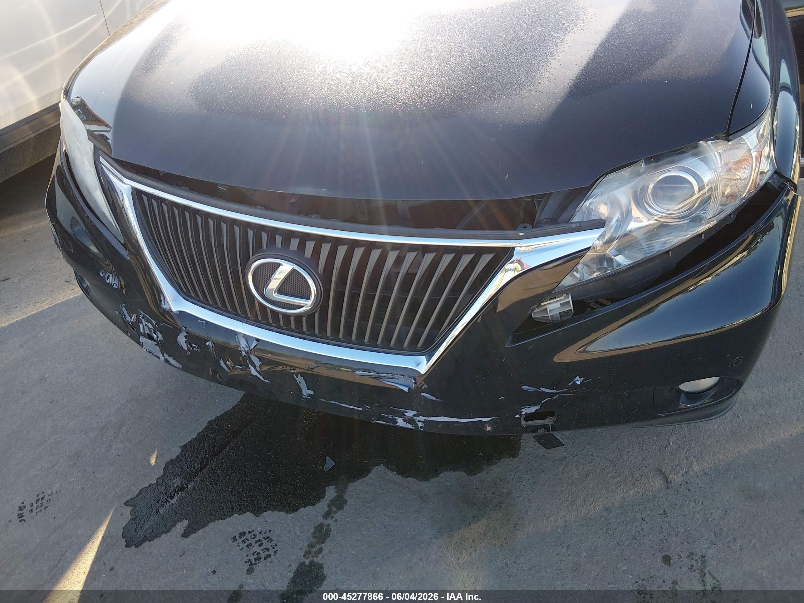 2011 Lexus Rx 350   Black vin: 2T2ZK1BA9BC044578