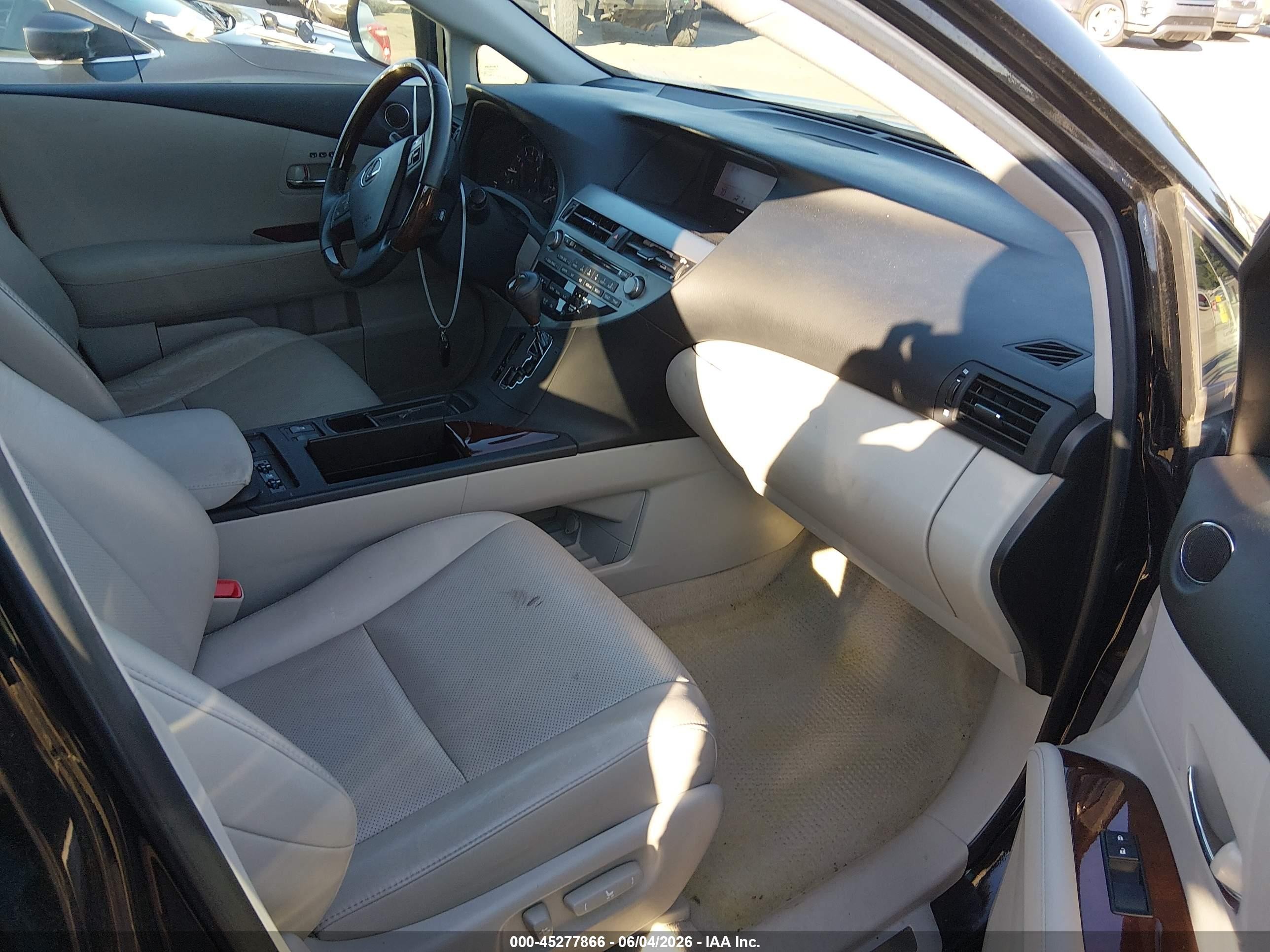 2011 Lexus Rx 350   Black vin: 2T2ZK1BA9BC044578