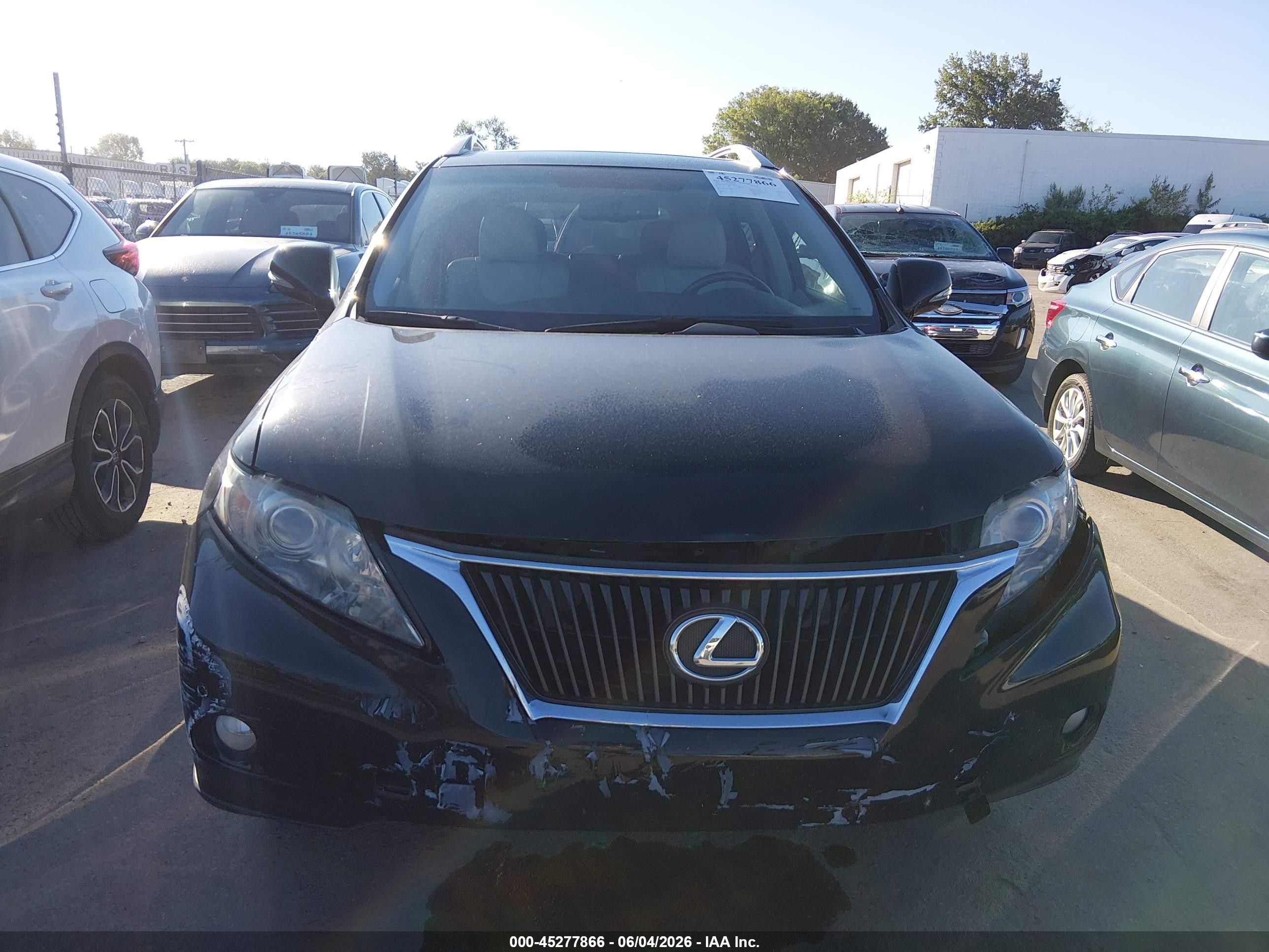 2011 Lexus Rx 350   Black vin: 2T2ZK1BA9BC044578