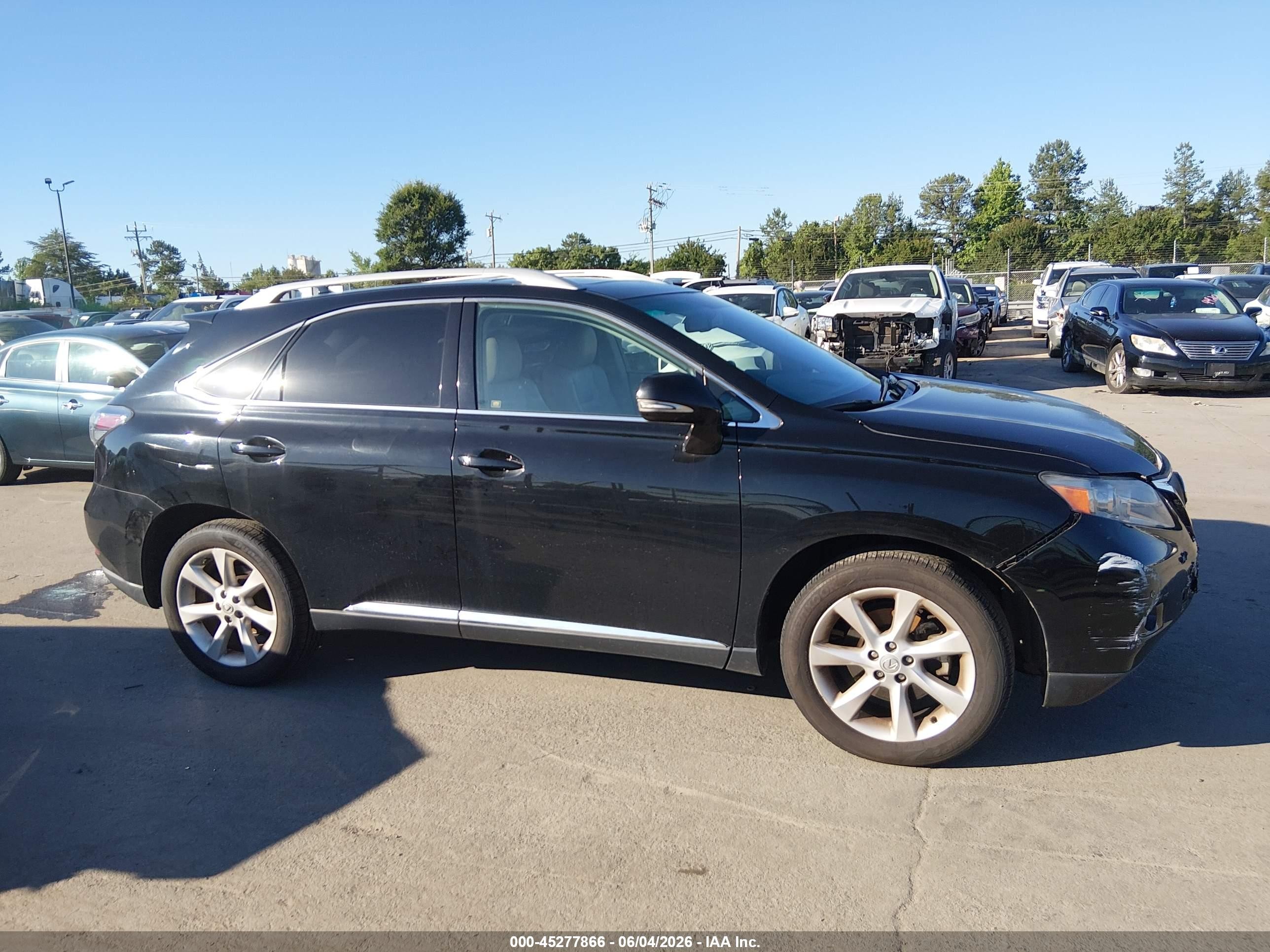 2011 Lexus Rx 350   Black vin: 2T2ZK1BA9BC044578