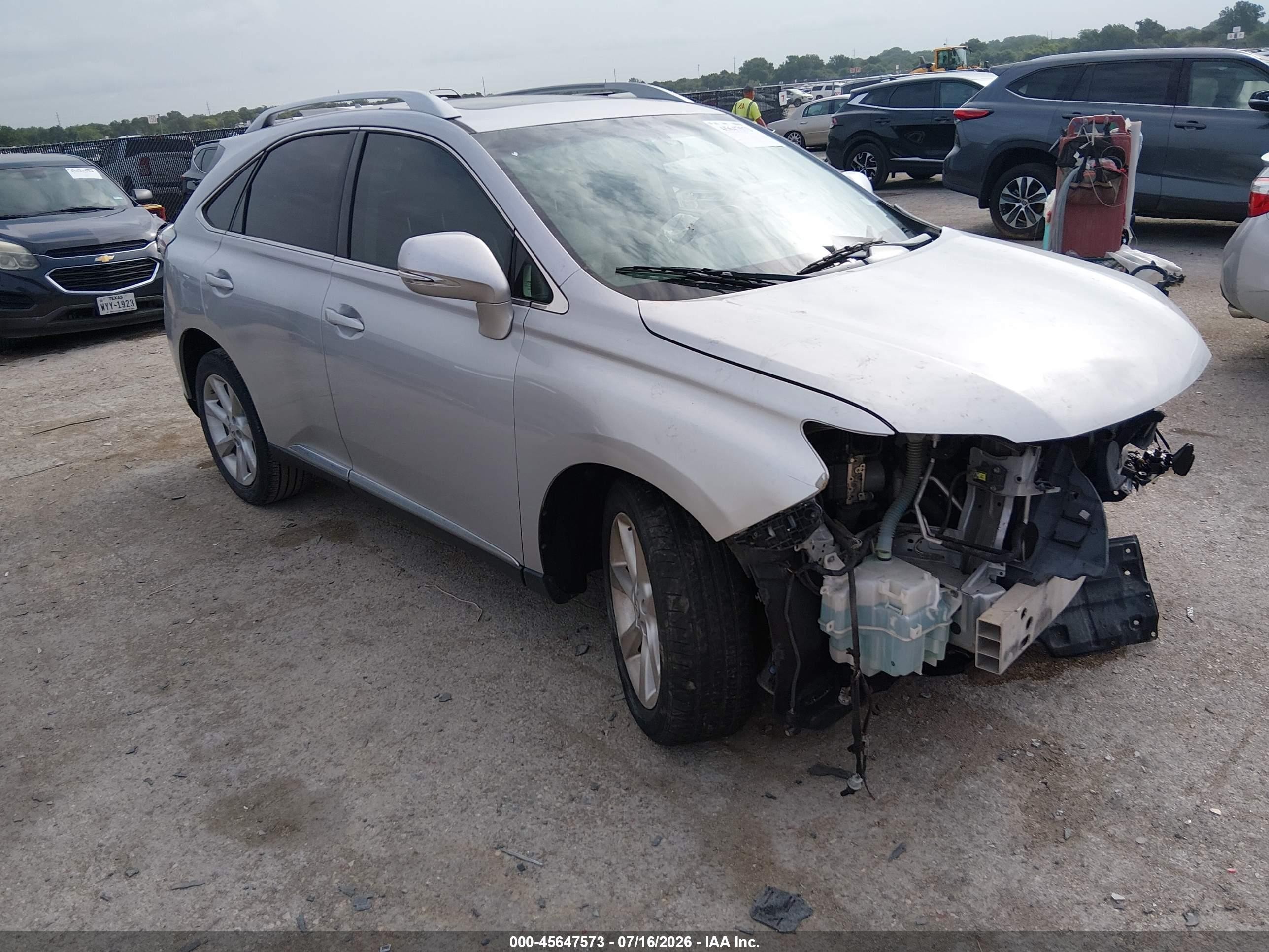 2011 Lexus Rx 350   Silver vin: 2T2ZK1BA9BC051191