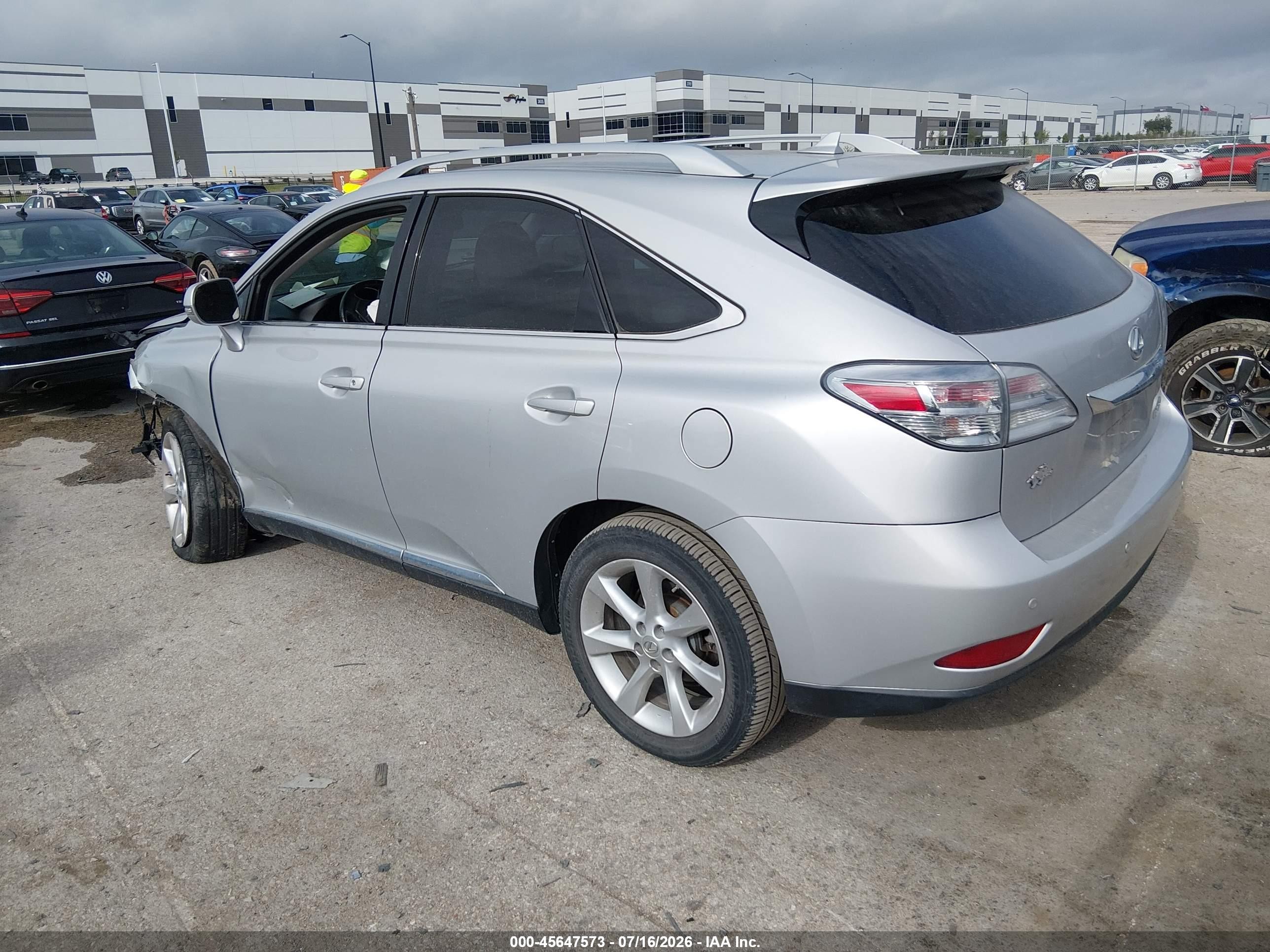 2011 Lexus Rx 350   Silver vin: 2T2ZK1BA9BC051191