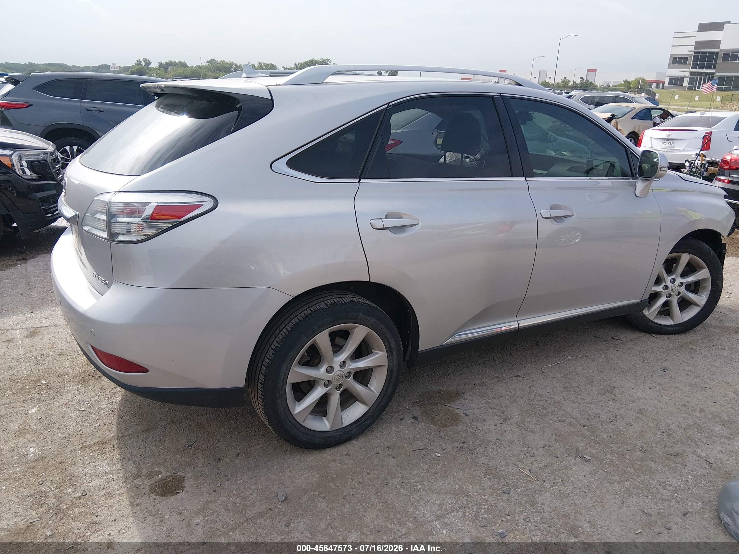 2011 Lexus Rx 350   Silver vin: 2T2ZK1BA9BC051191