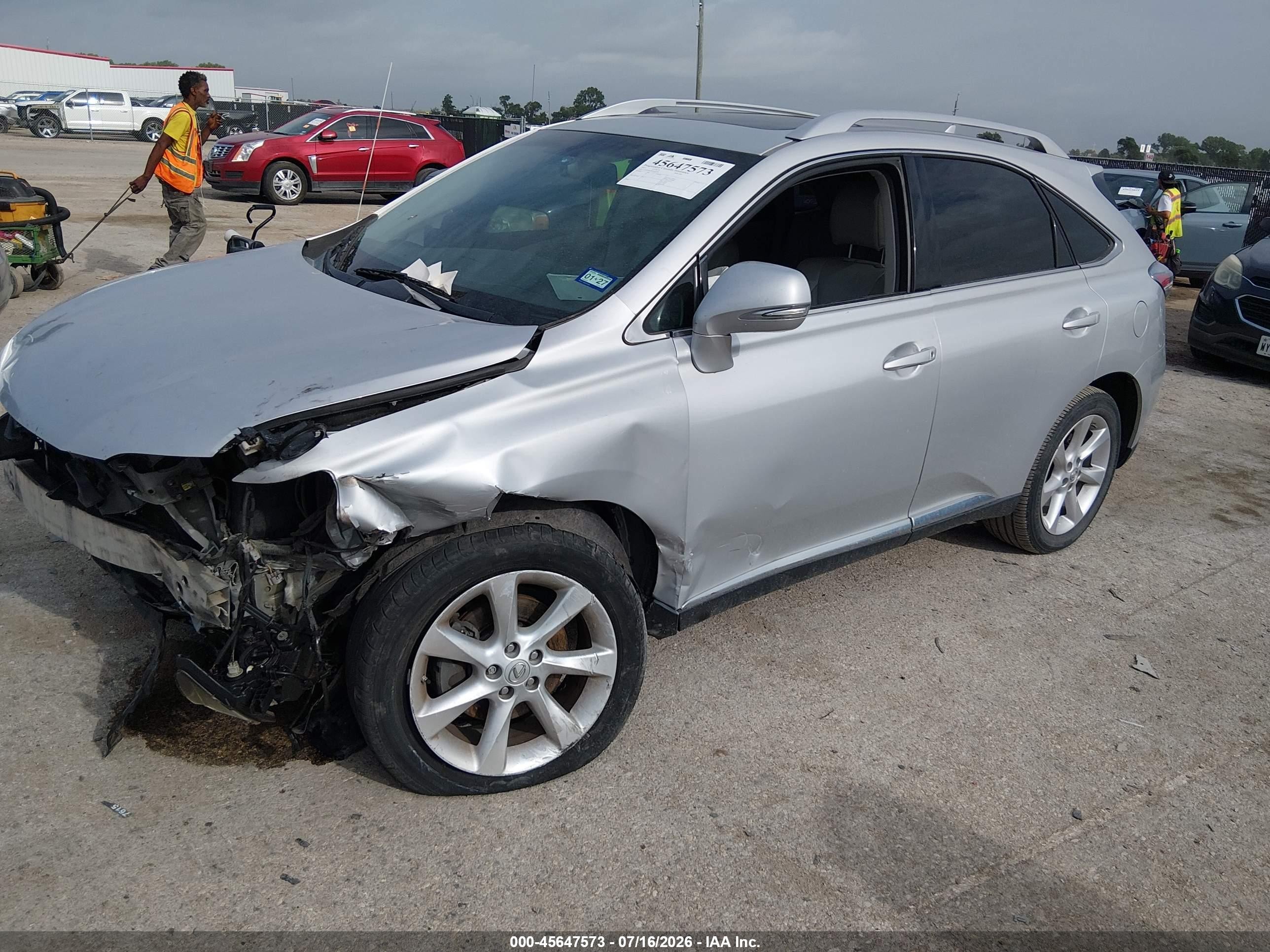 2011 Lexus Rx 350   Silver vin: 2T2ZK1BA9BC051191