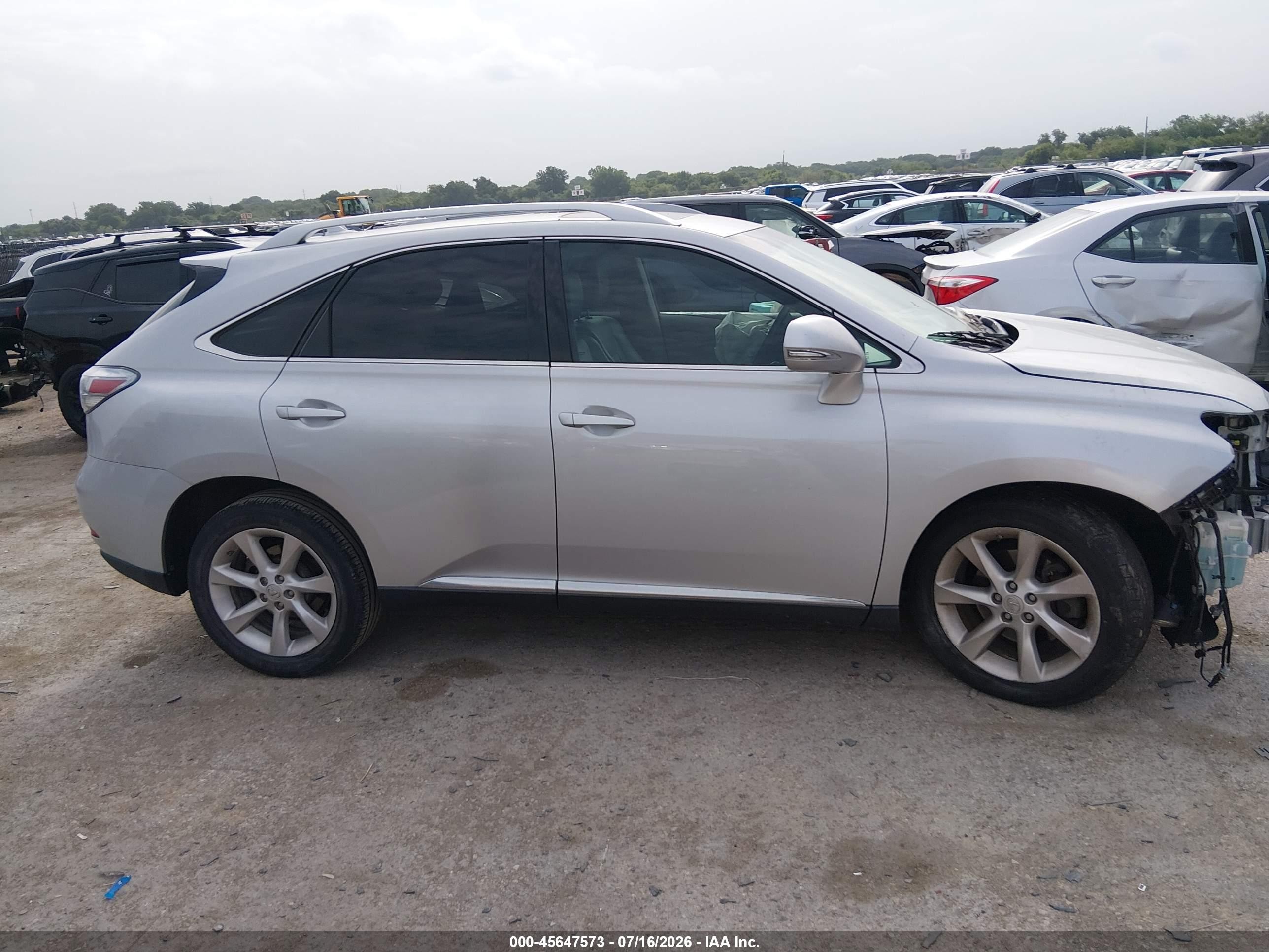 2011 Lexus Rx 350   Silver vin: 2T2ZK1BA9BC051191