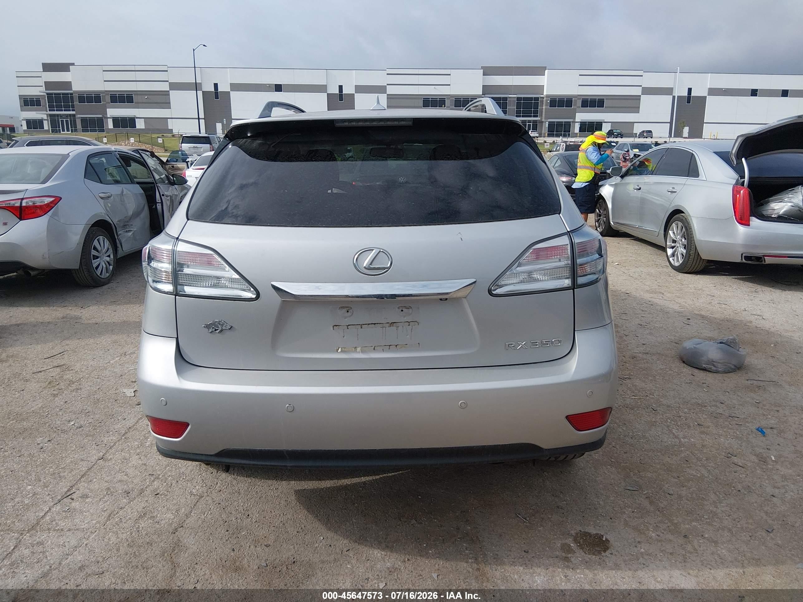 2011 Lexus Rx 350   Silver vin: 2T2ZK1BA9BC051191