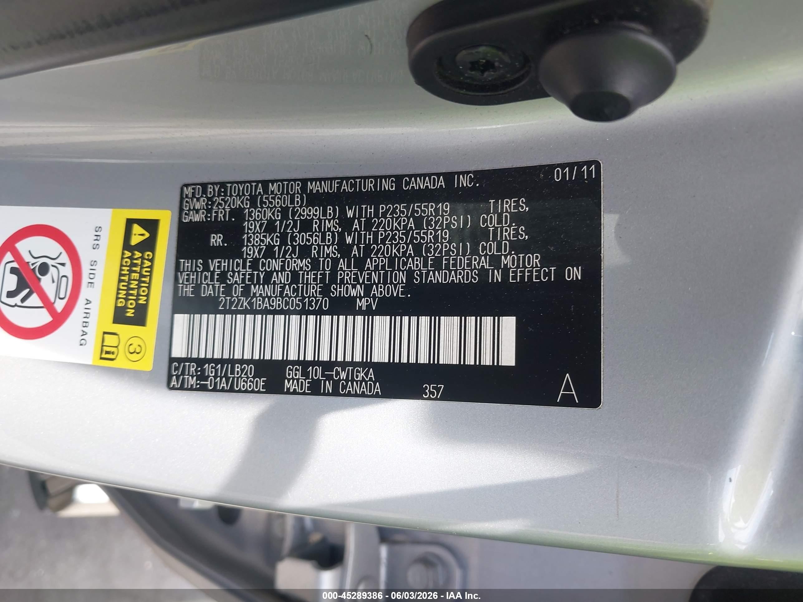 2011 Lexus Rx 350   Silver vin: 2T2ZK1BA9BC051370