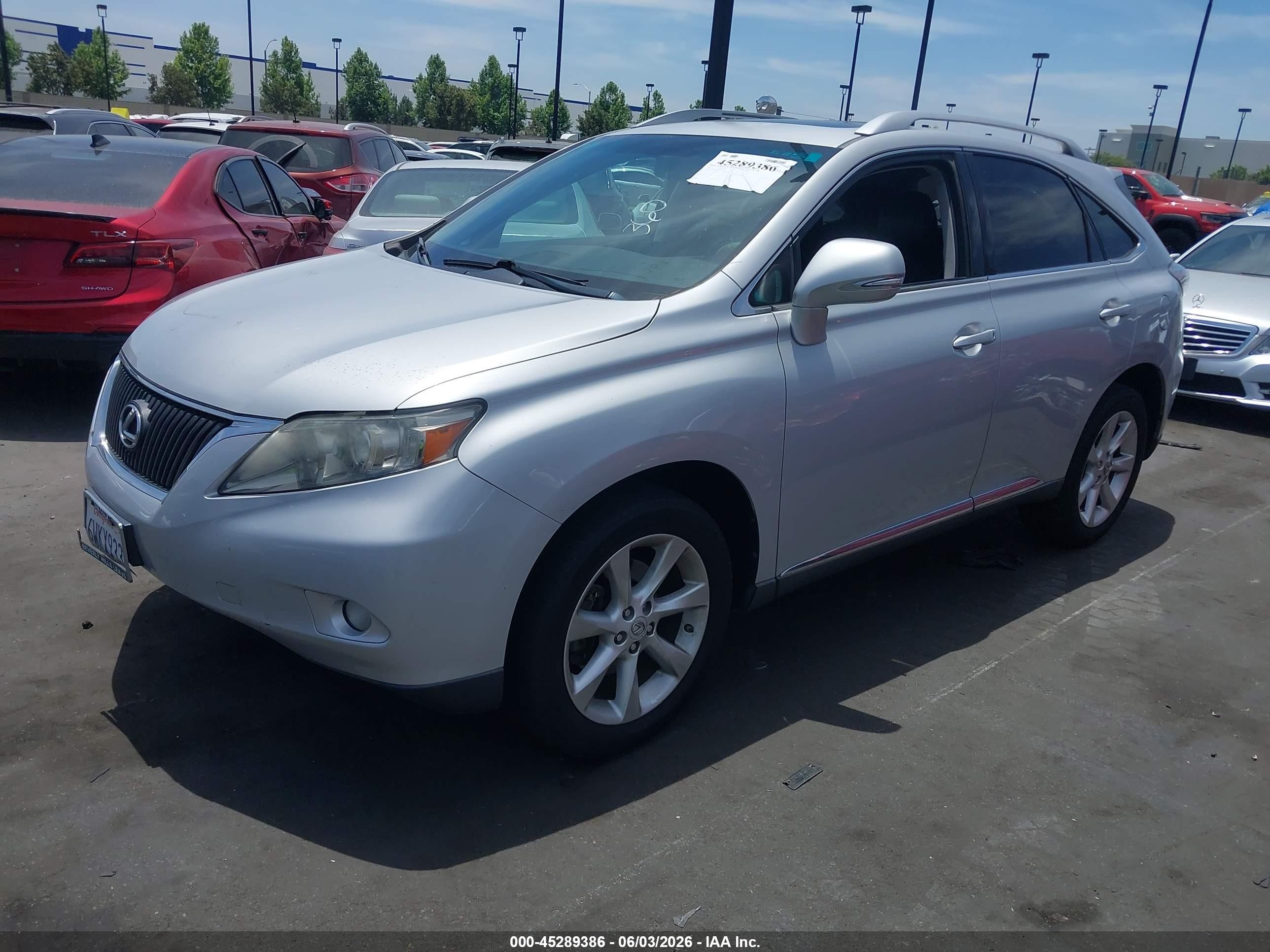 2011 Lexus Rx 350   Silver vin: 2T2ZK1BA9BC051370